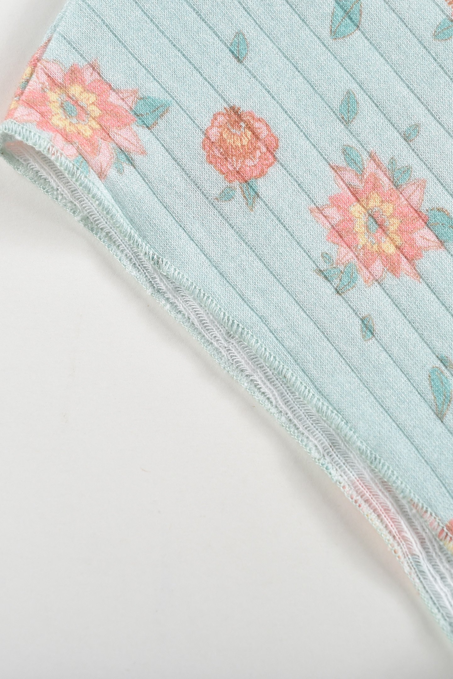 TOP ANGIKA VINTAGE BLUE FLOWERS 7