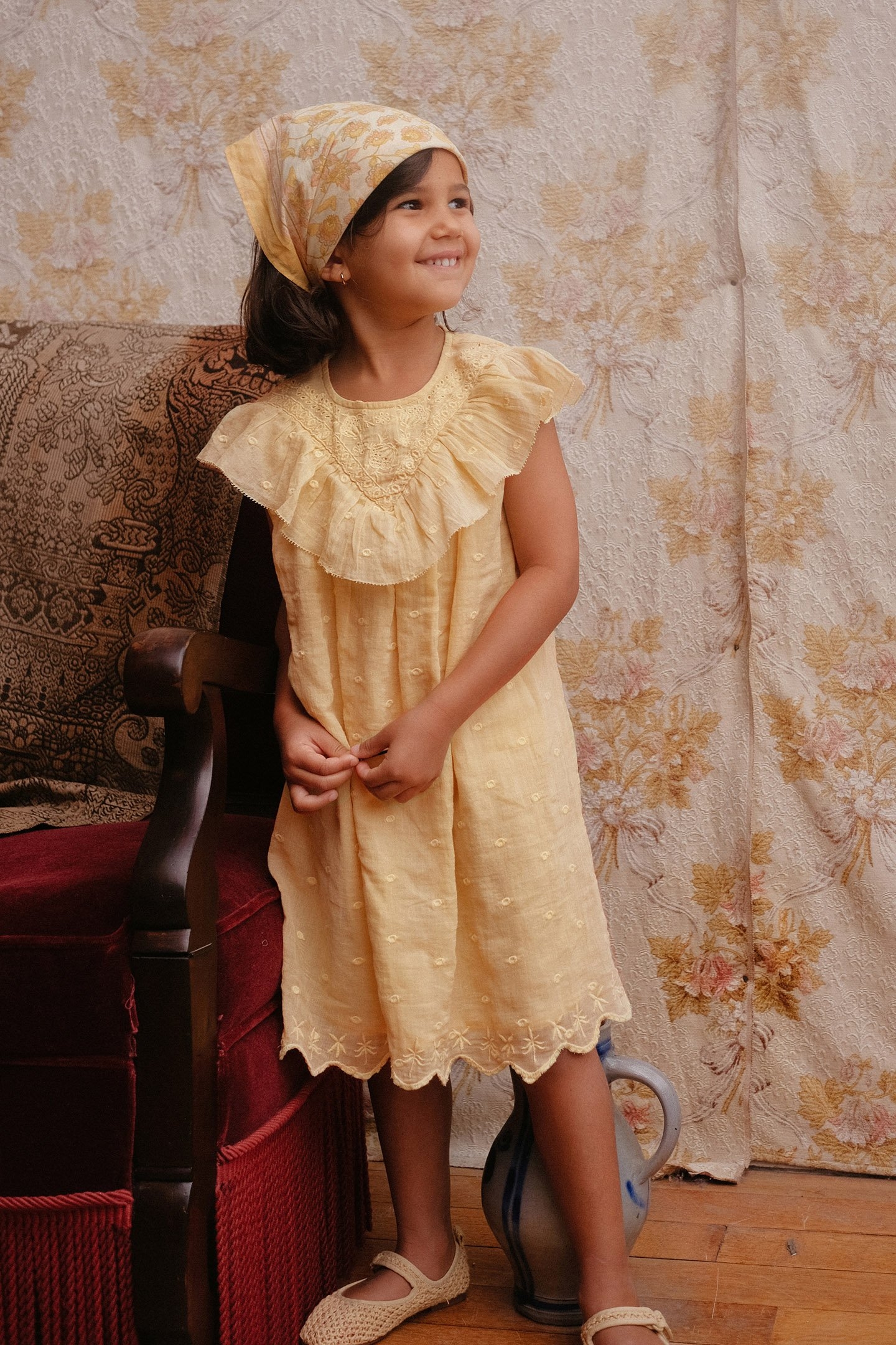 DRESS NOALIA SOFT HONEY PLUMETIS 1