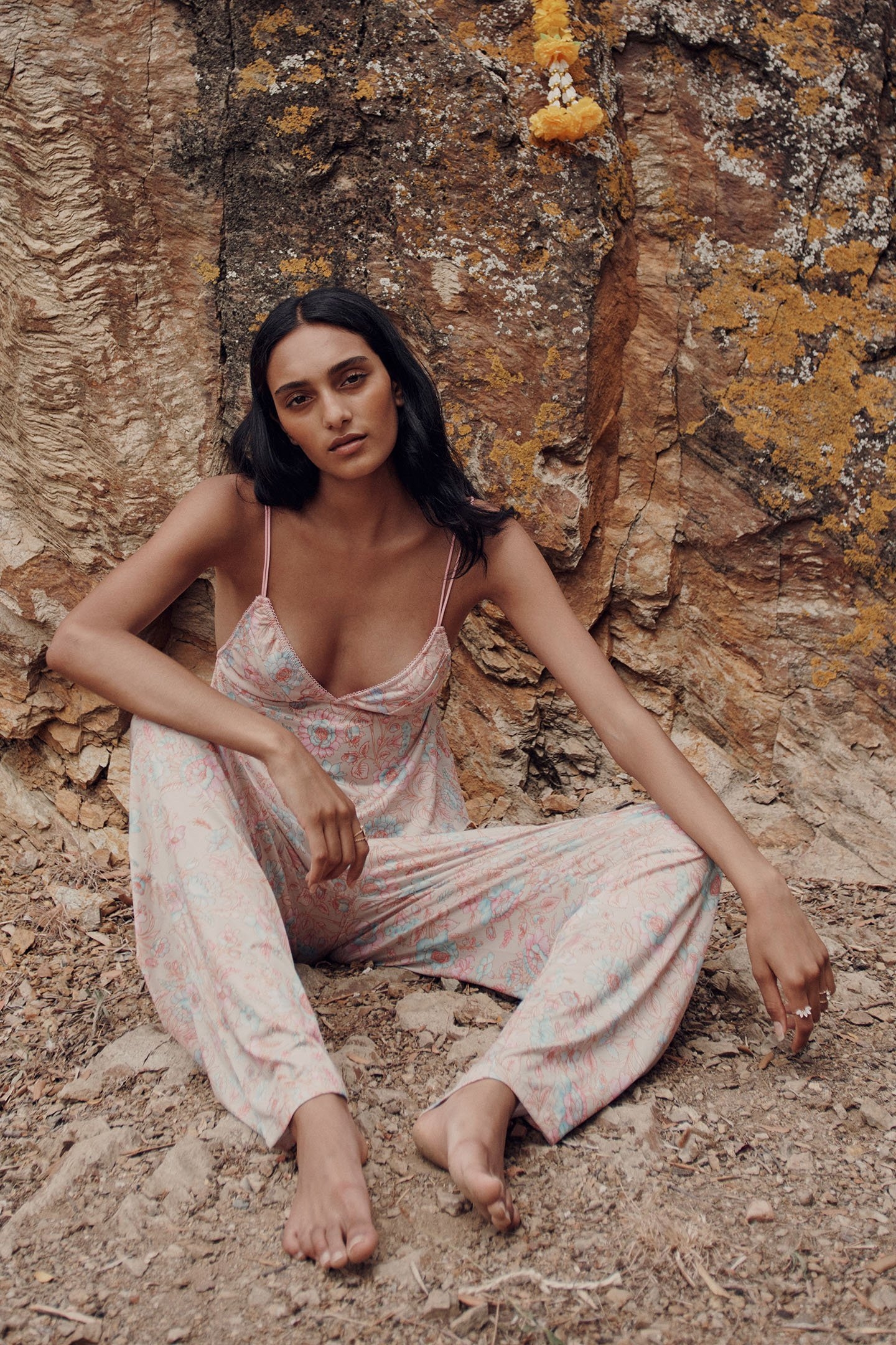 PAJAMAS TOP LOUCOUM BLUSH RAINBOWMANDALA 2