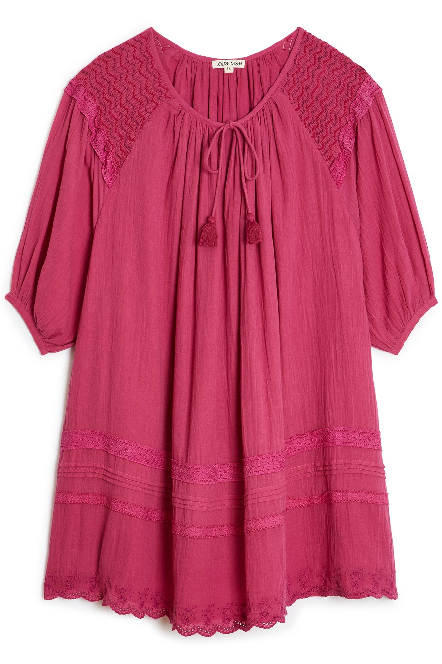 DRESS JANICA FUSHIA 1