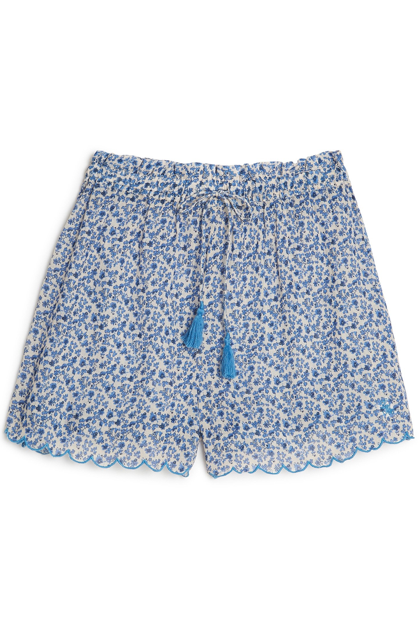 PAJAMAS SHORTS DREAMY BLUE INDIAN BLOOM 2