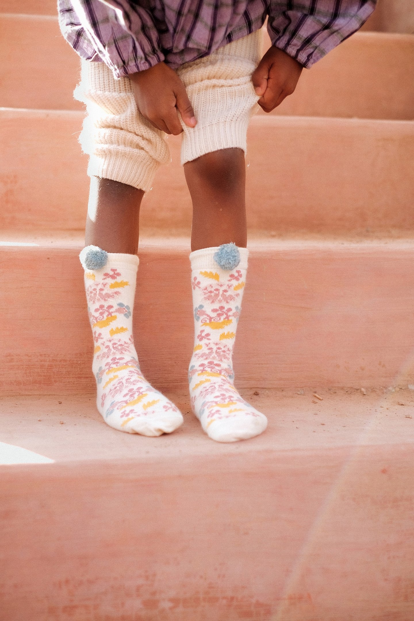 SOCKS CHELIE CREAM 2