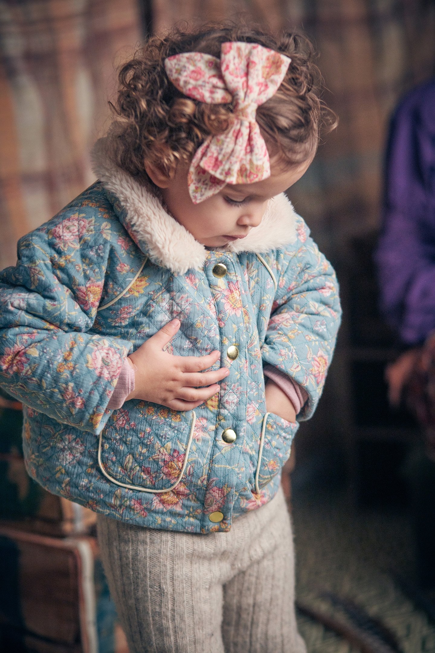 JACKET JASMINA BLUE ROSA DAMASCENA 4