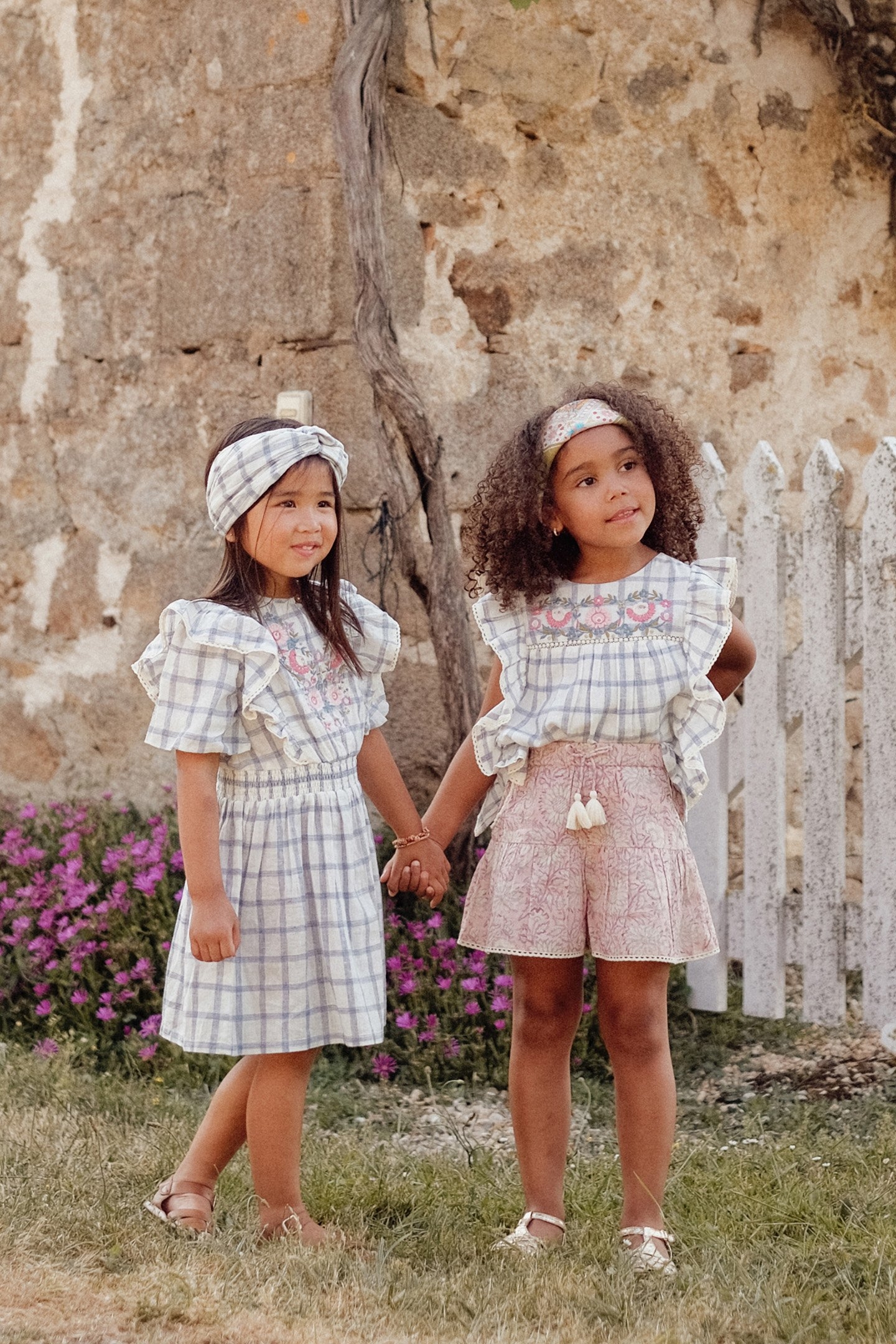 SHORTS ALAMBRA PINK DAISY GARDEN 4