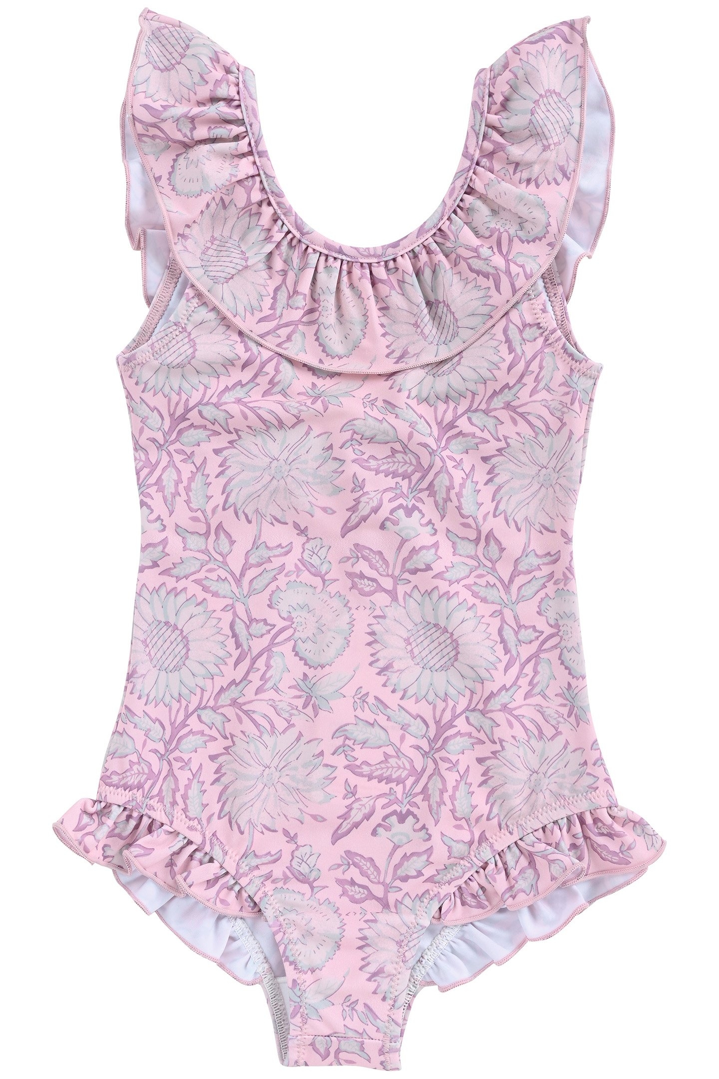 BATHING SUIT ANDREA PINK DAISY GARDEN 8