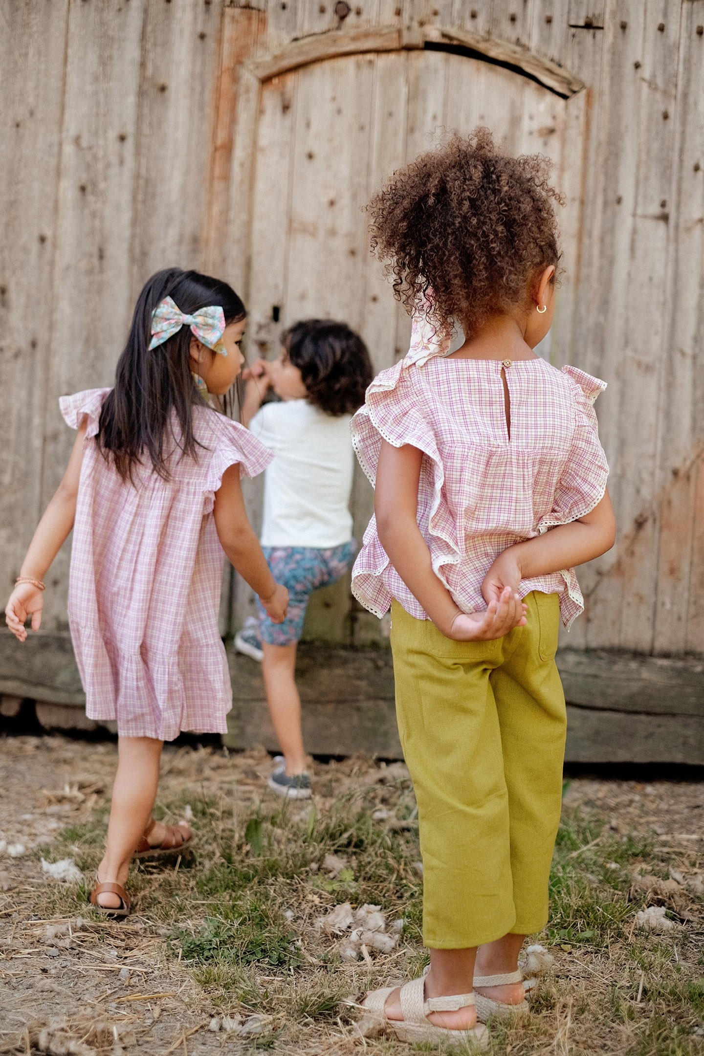 BLOUSE MALA FUCHSIA TARTAN JOY 3