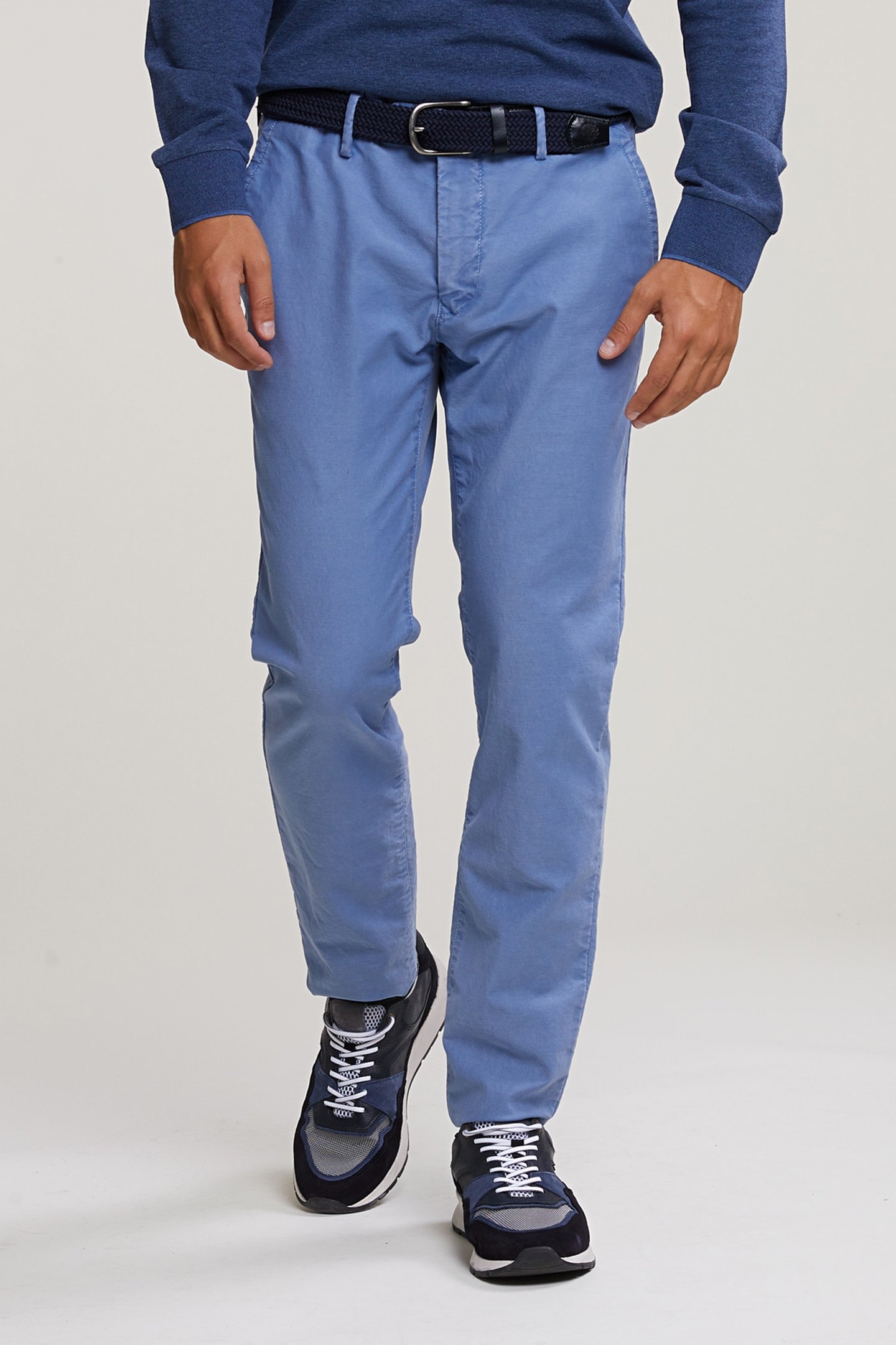 SLIM FIT BASIC CHINO PANTS COLORADO BLUE 1