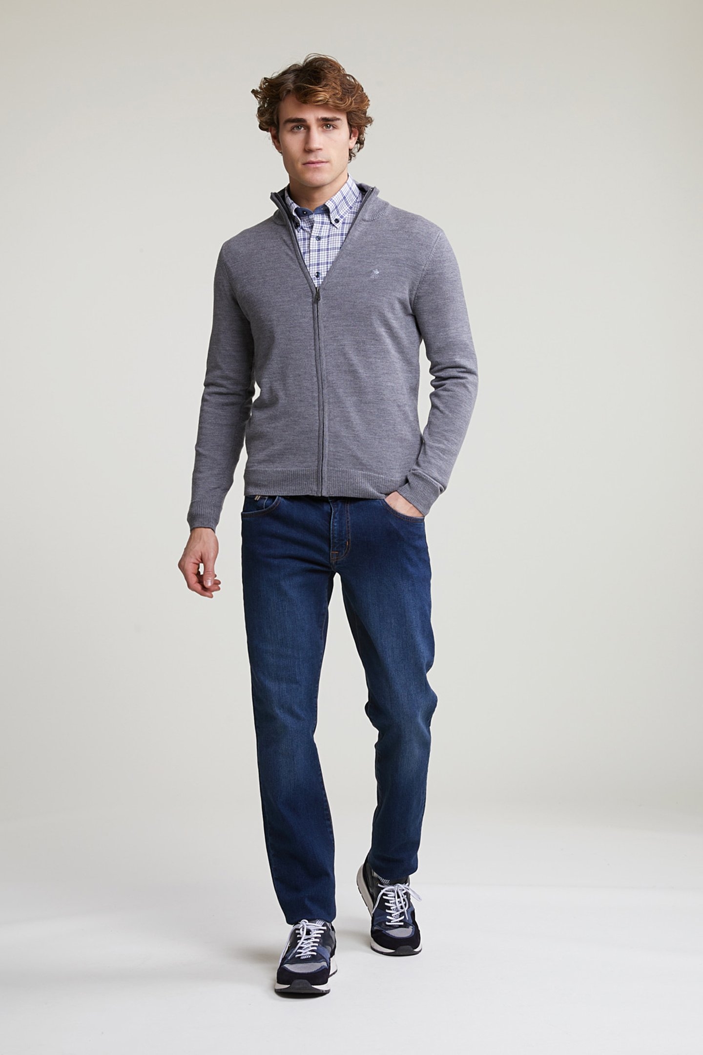 CUSTOM FIT CHECKED SHIRT MULTI 4