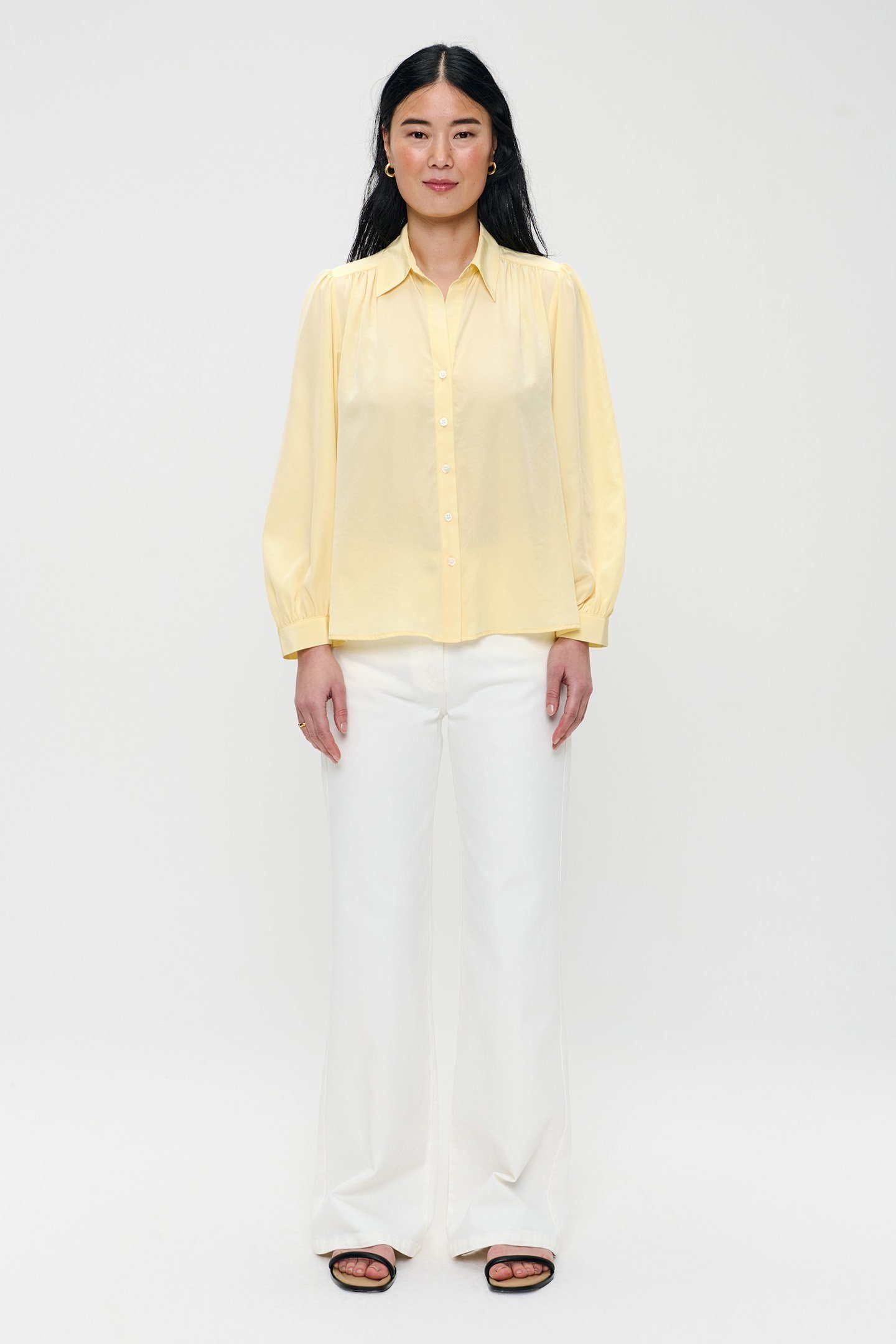 TECHNOSILK FLOWY BLOUSE CARAMELLO 3