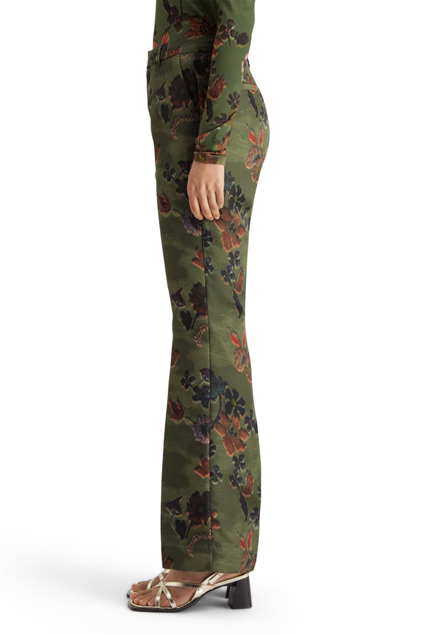 VIOLET POETRY TAPESTRY KICK FLARE PANT POETRY TAPESTRY MILIT 6