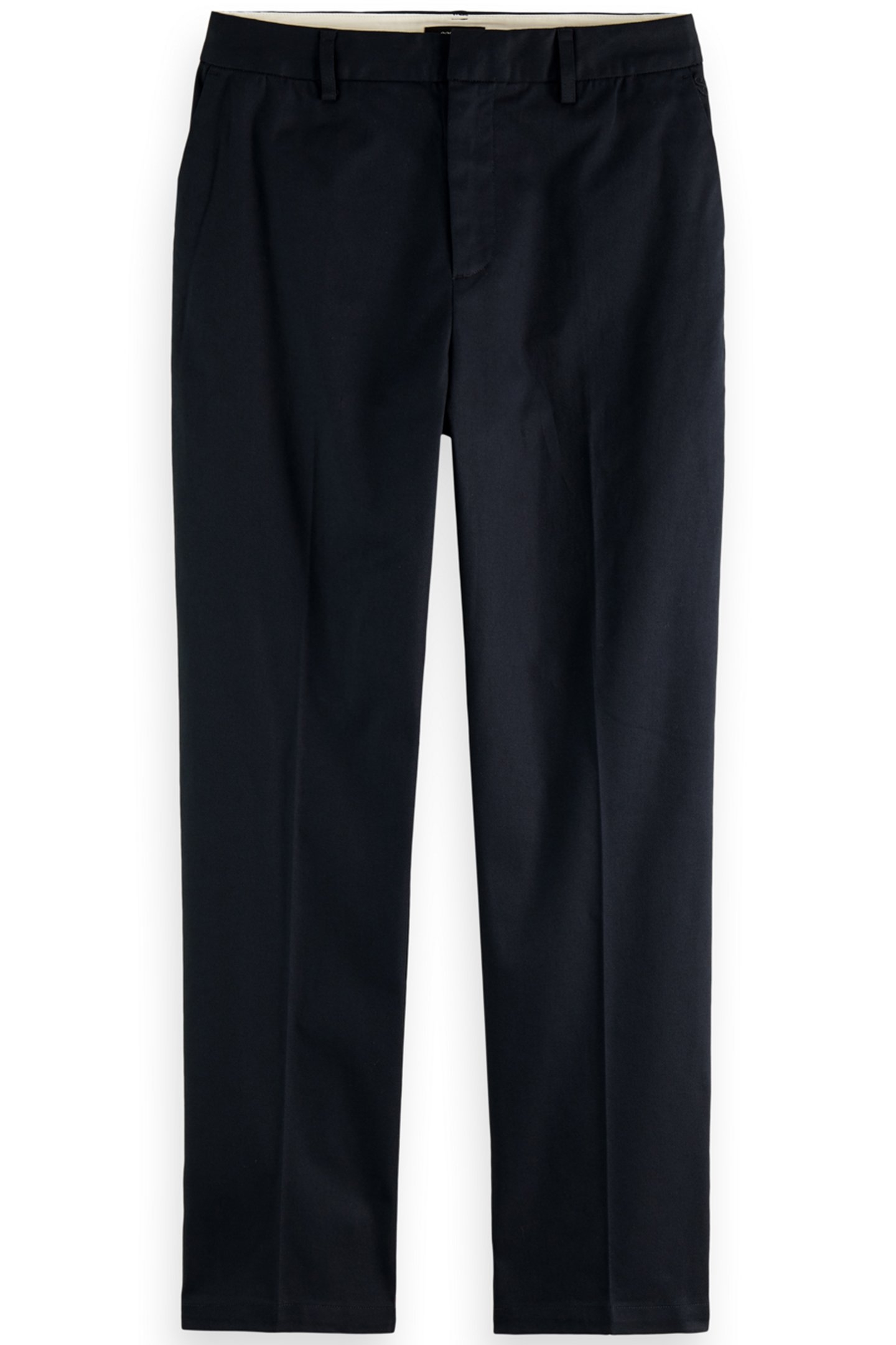 ABOTT - MID RISE TAPERED CHINO IN ORGANIC COTTON NIGHT 4