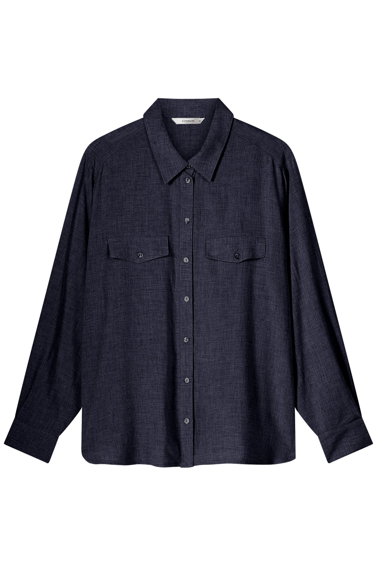 BLOUSE VISCOSE MIDNIGHT BLUE 2