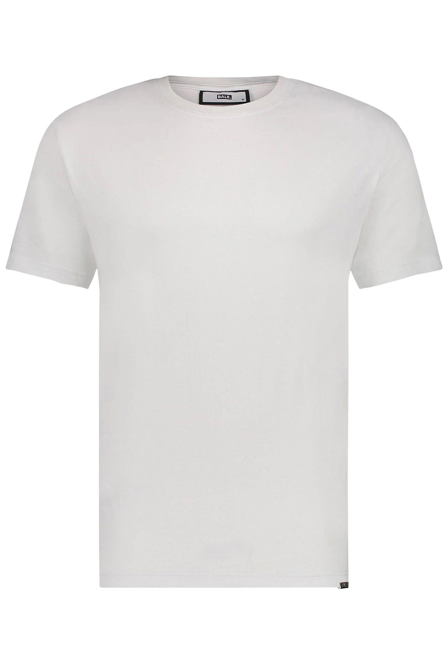 BALR. CLASSIC METAL CLIP STRAIGHT FIT T-SHIRT BRIGHT WHITE 3