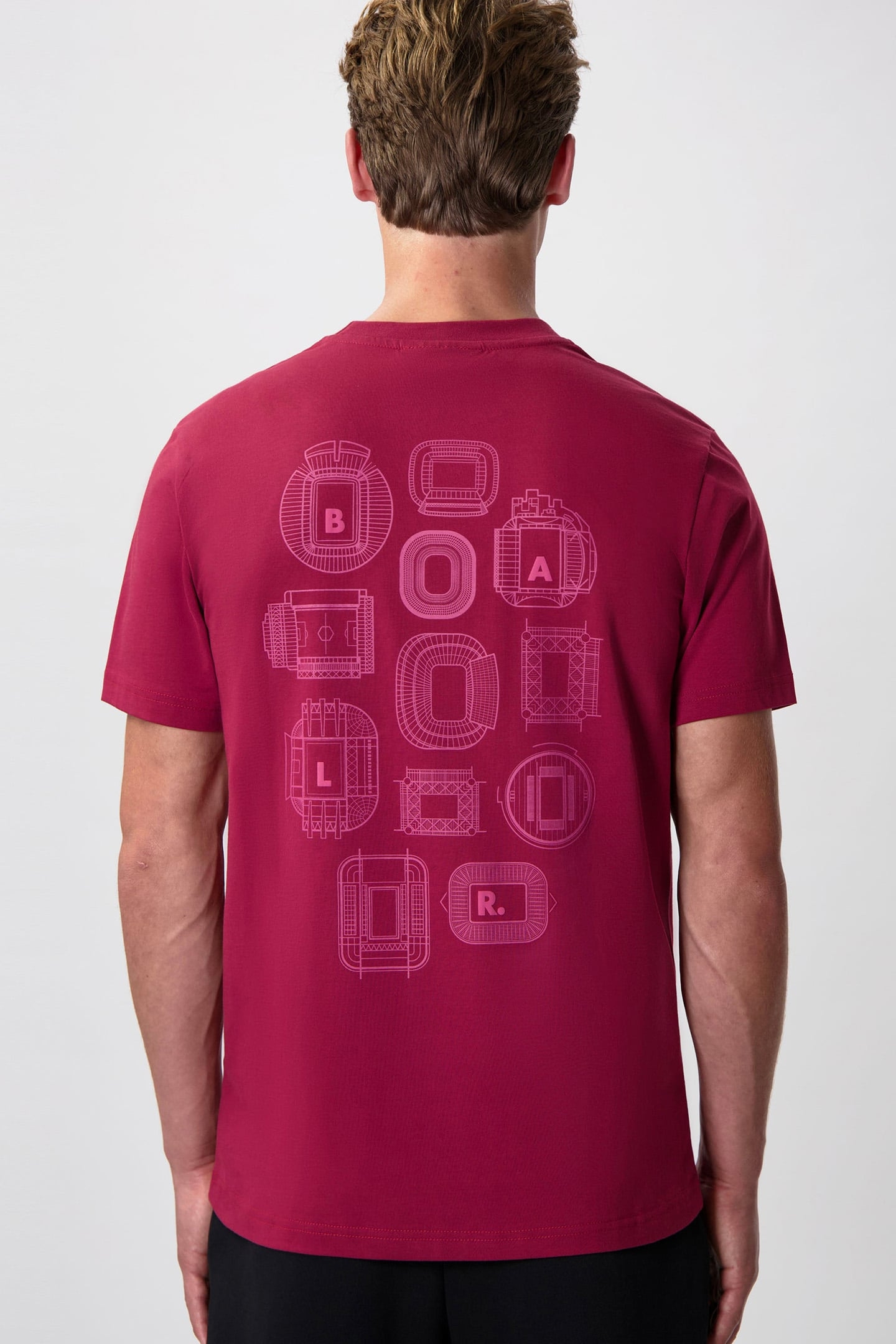 BALR. STADIUM REGULAR FIT T-SHIRT TIBETIAN RED 2