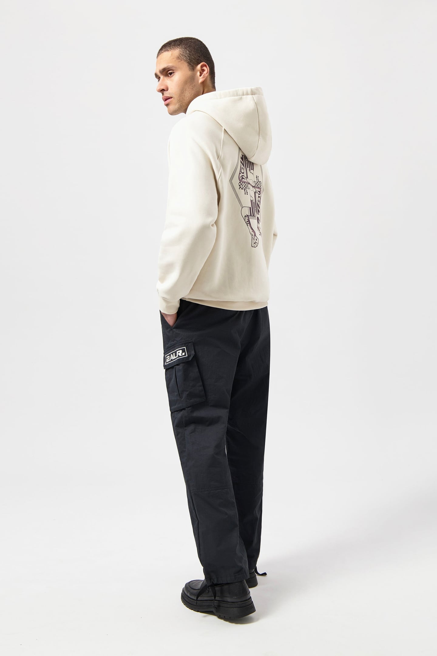 THE CLUB BOX FIT HOODIE WHITE SWAN 6