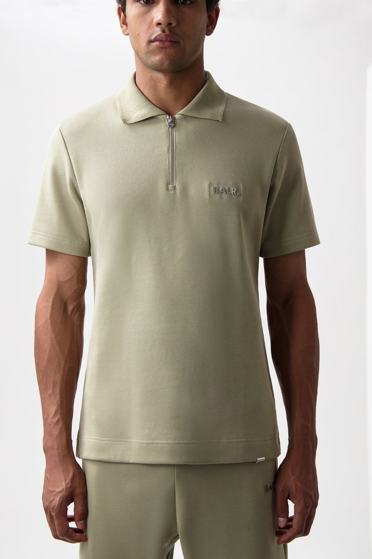 Q-SERIES REGULAR FIT POLO SHIRT SENECA GREY 1