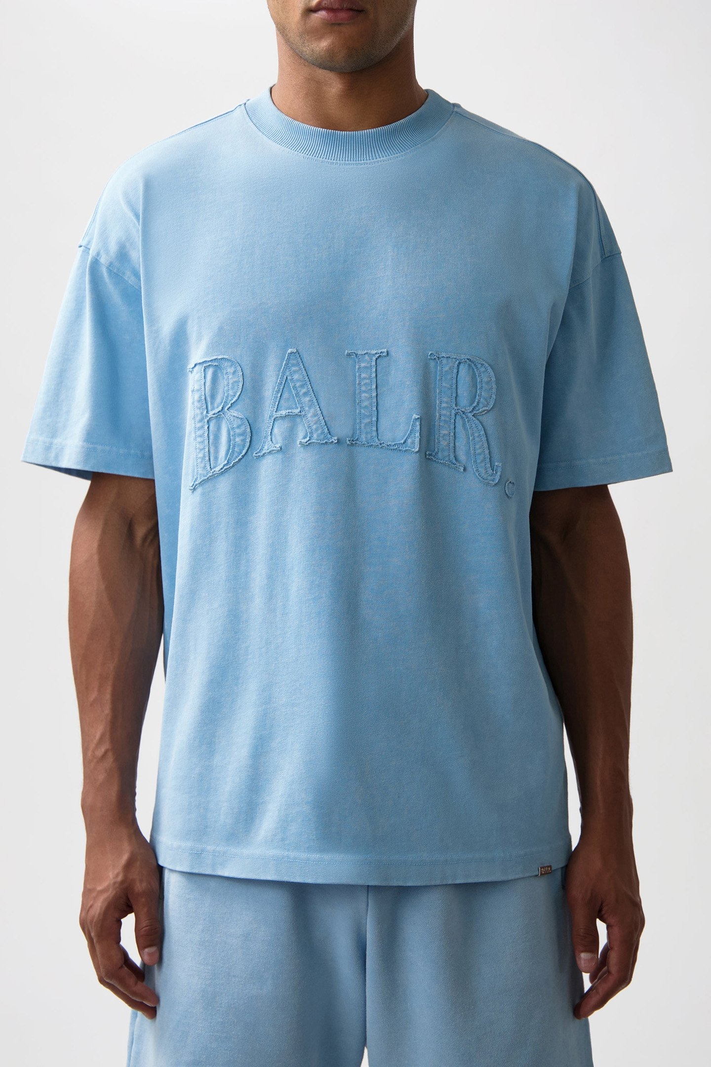URBAN WASHED BOX T-SHIRT BREEZE BLUE 1