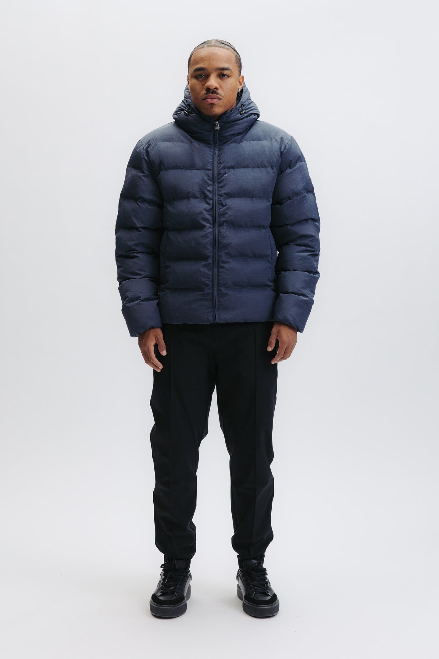 HEX-SERIES LIGHTWEIGHT HOODED JACKET EBONY BLUE 1