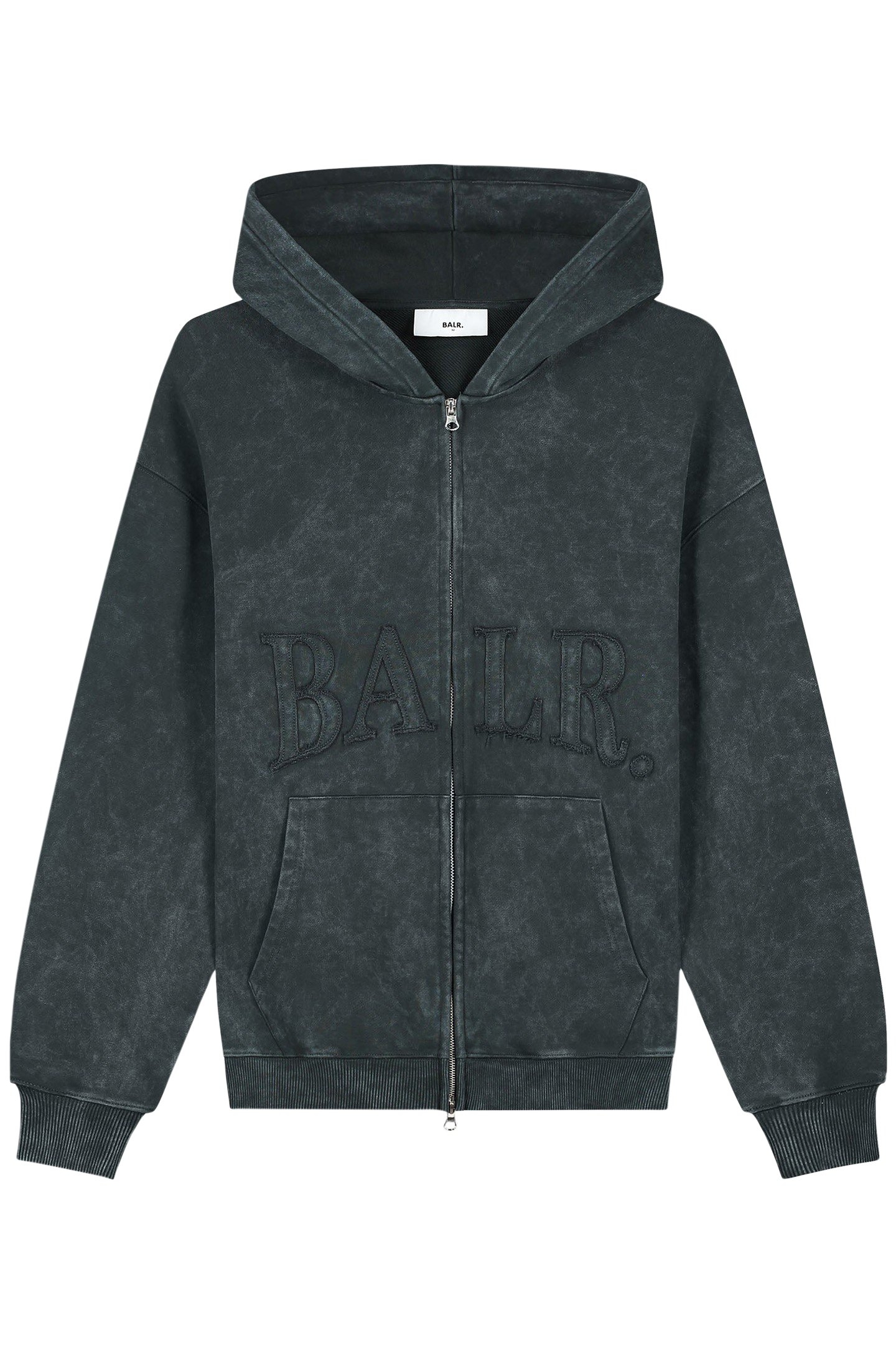 URBAN WASHED ZIP HOODIE VOLCANIC GREY 3