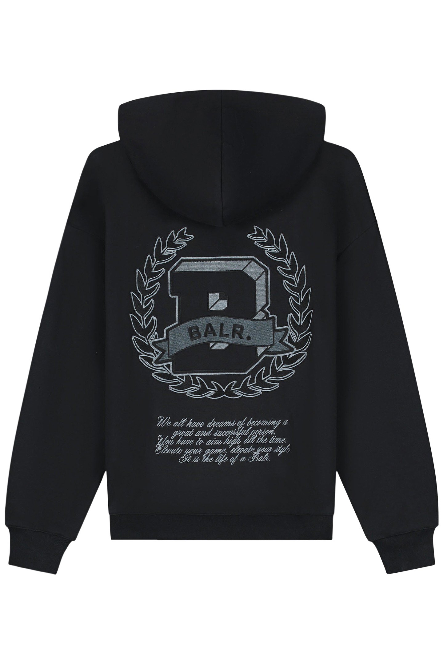 GOTL CREST BOX HOODIE JET BLACK 4