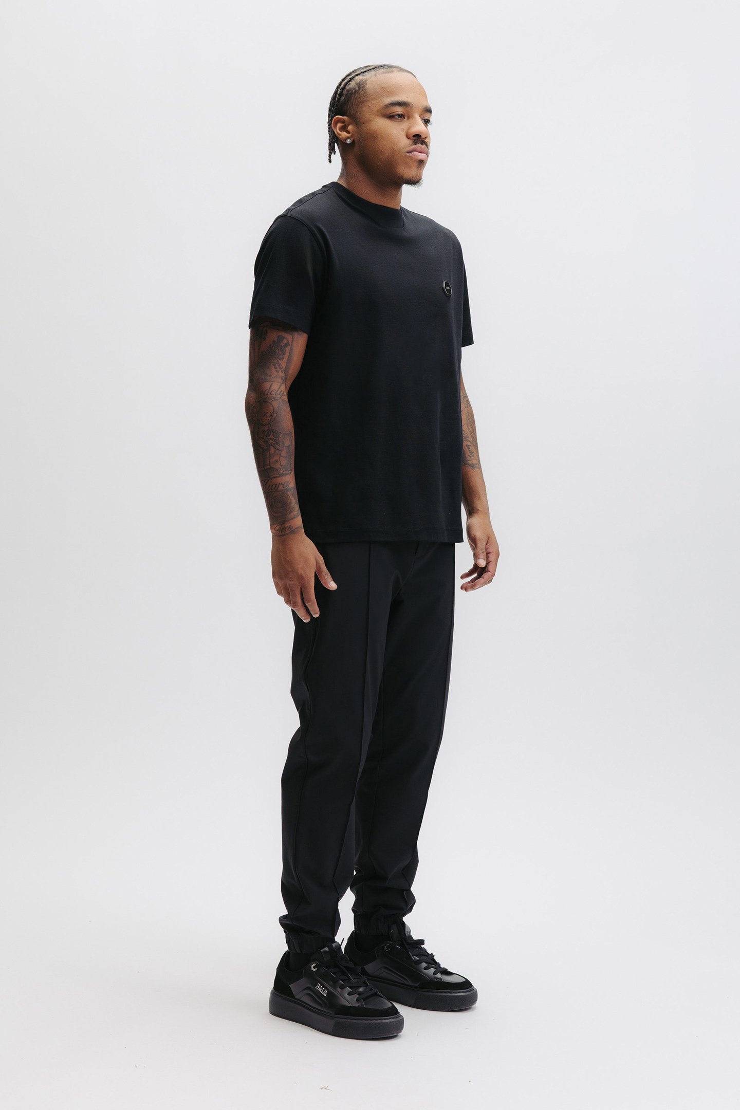 HEX-SERIES MERCERIZED T-SHIRT JET BLACK 5