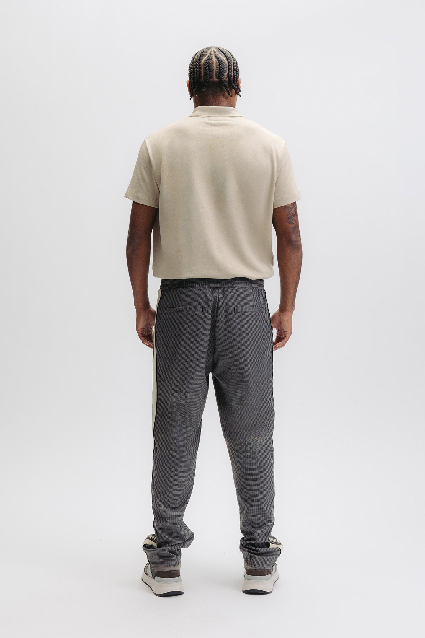 TAPE SCRIPT POLO FEATHER BEIGE 2