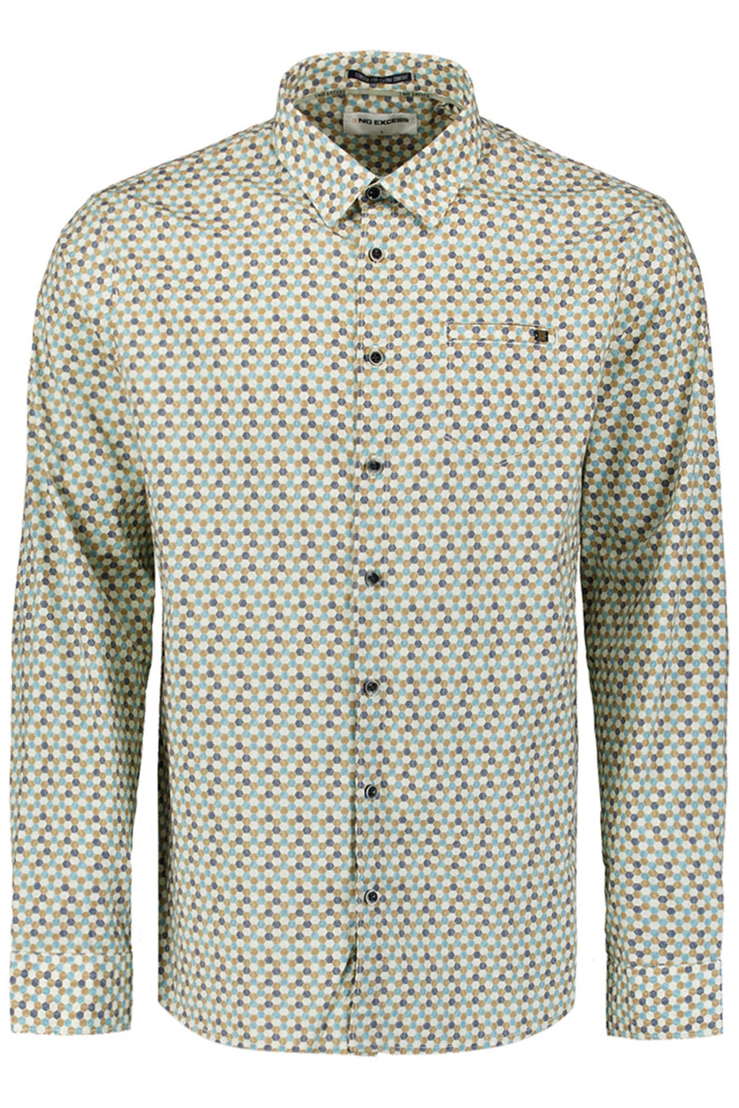 SHIRT STRETCH ALLOVER PRINTED CLOUD 4
