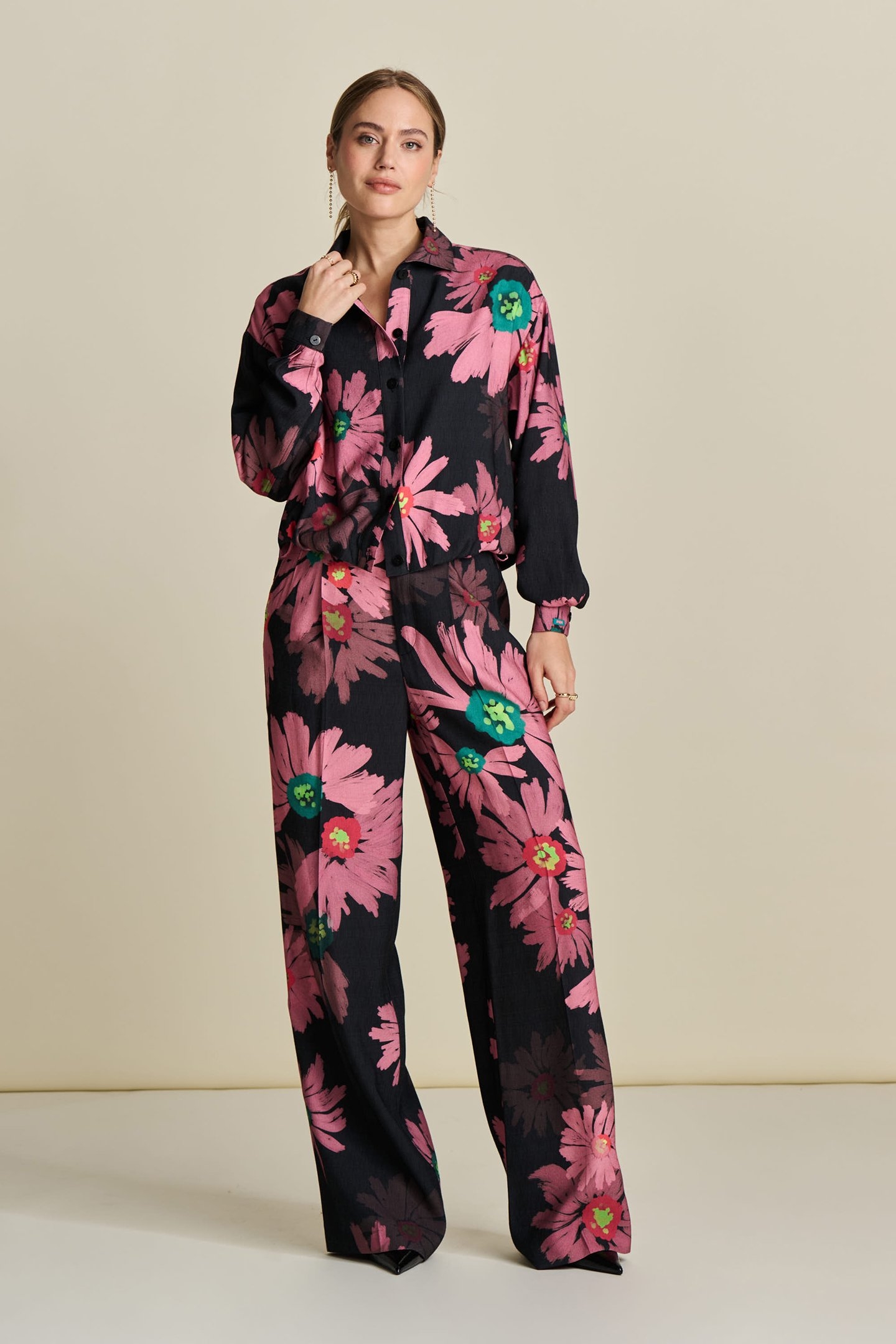 PANTS - BIG BLOOMING PINK 1