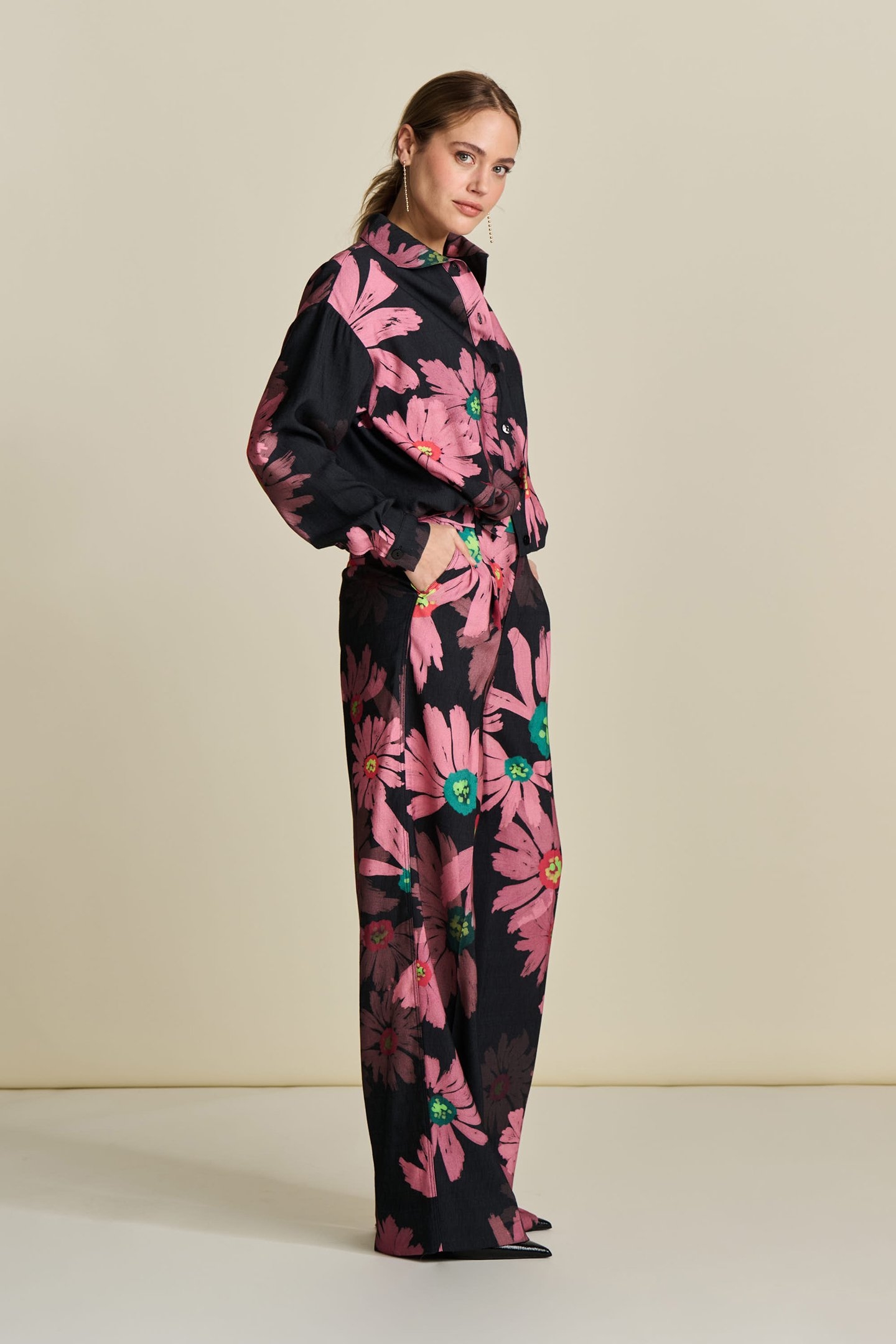 PANTS - BIG BLOOMING PINK 7