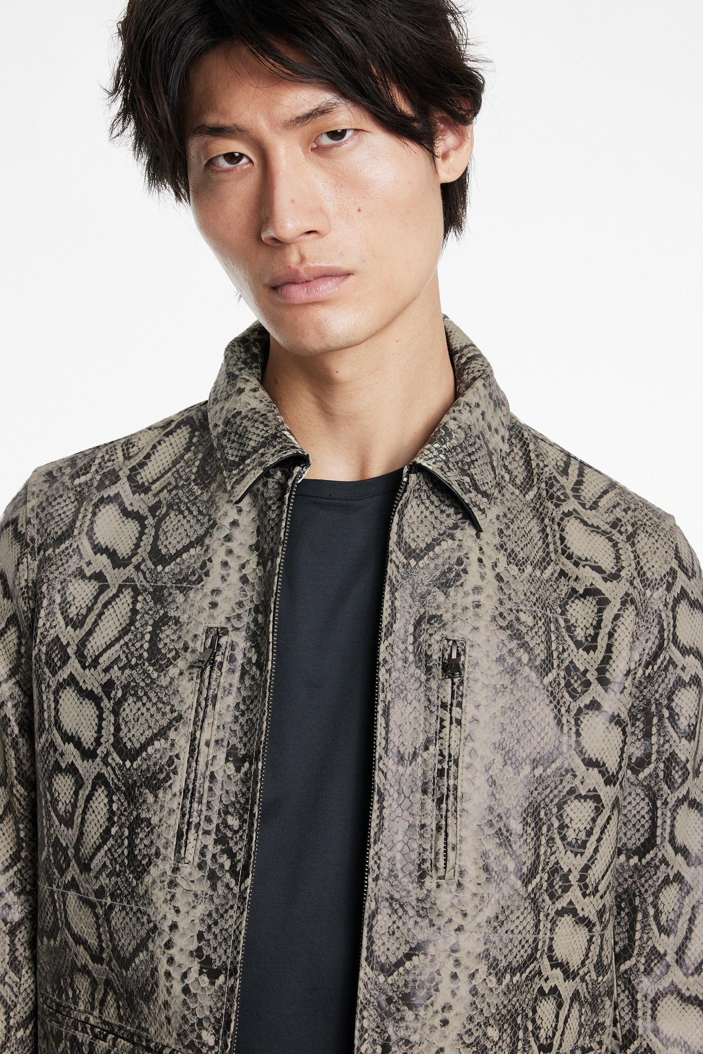 GRYFFIN JACKET SMOKED PEARL GREY 3