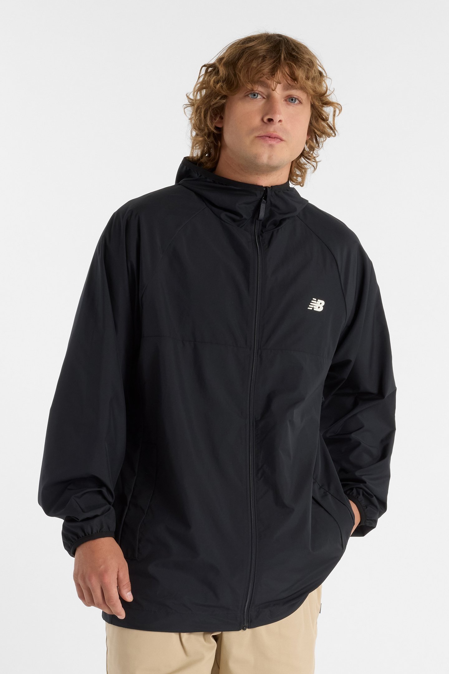 ATHLETICS PACKABLE JACKET BLACK 1