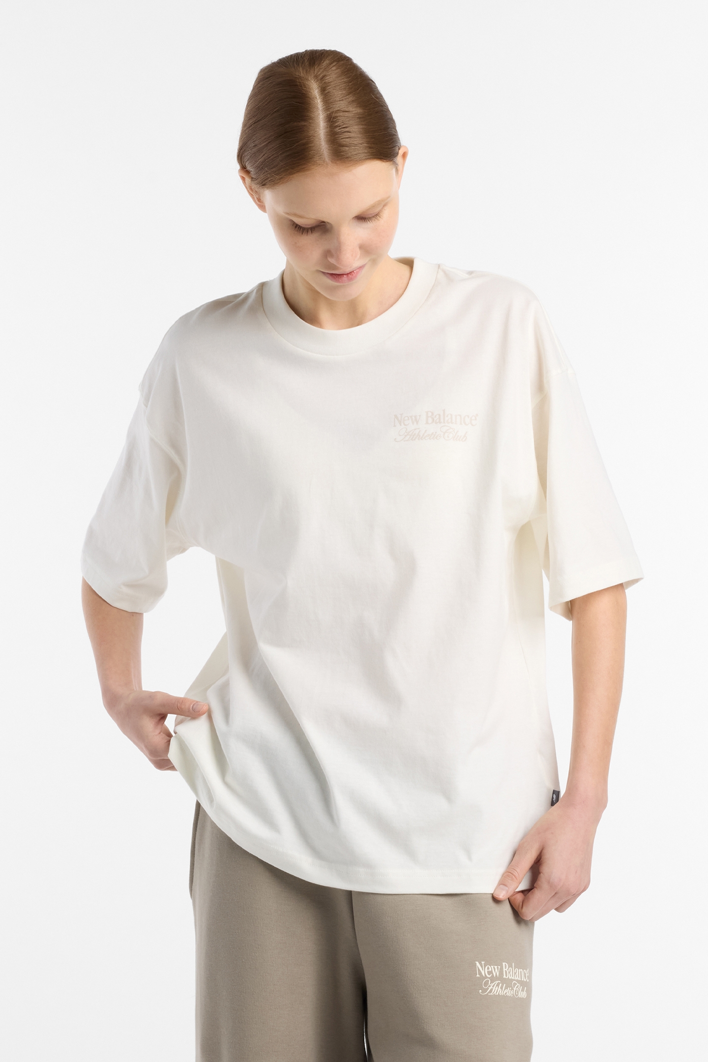 LINEAR GRAPHIC OVERSIZED T-SHI SEASALT 1