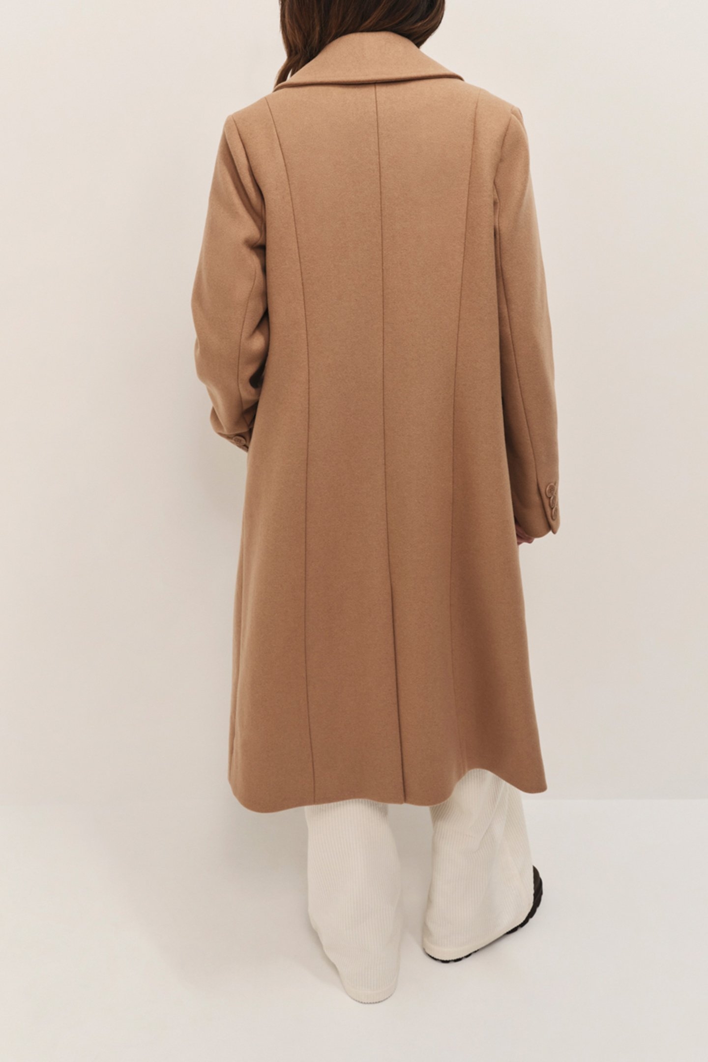 DIMITRI - LONG WOOL COAT WITH WIDE TAILORED COLLAR 2