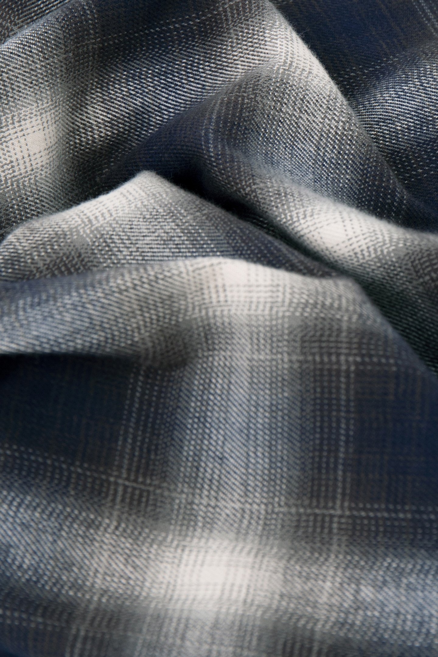 REGULAR SHIRT NAVY CHECK PATTERN 8