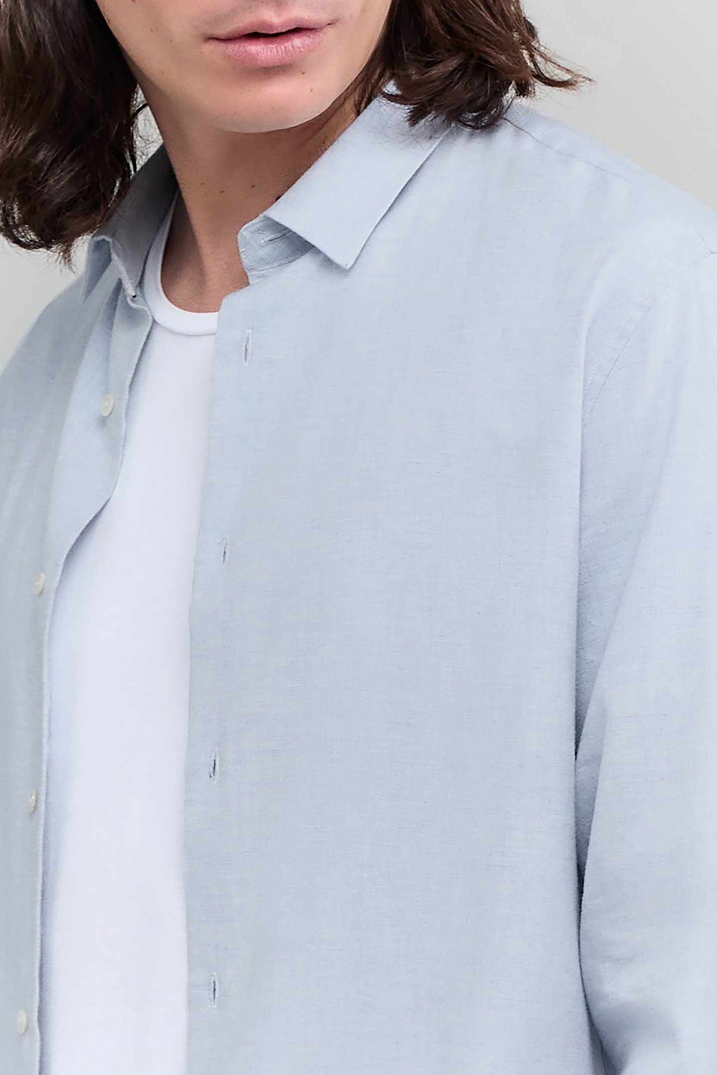 REGULAR SKY FLANNEL SHIRT 4