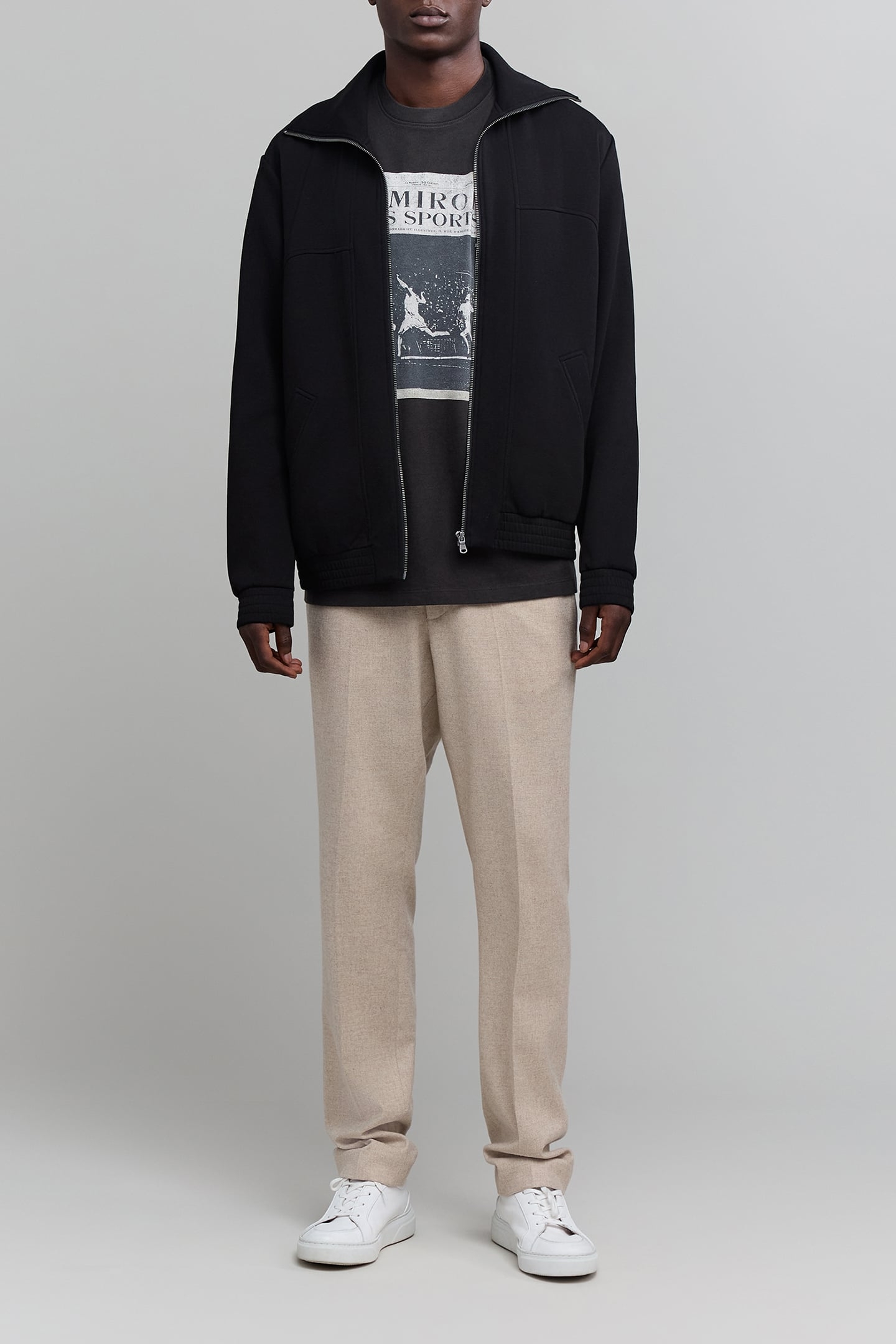 T-SHIRT ASPHALT ORGANIC COTTON VISUAL POSTER SPORT MEN 5