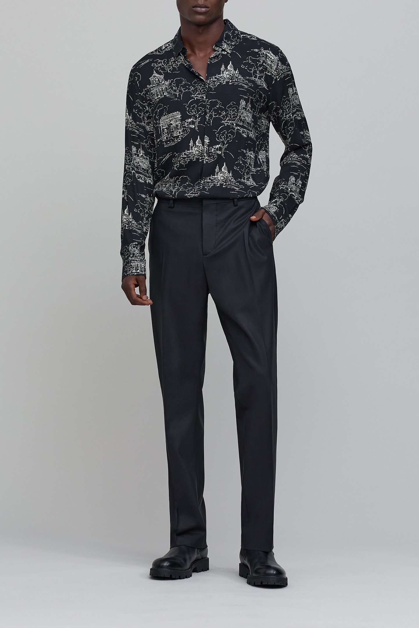 PURE EDITION-BLACK SUIT TROUSERS 3