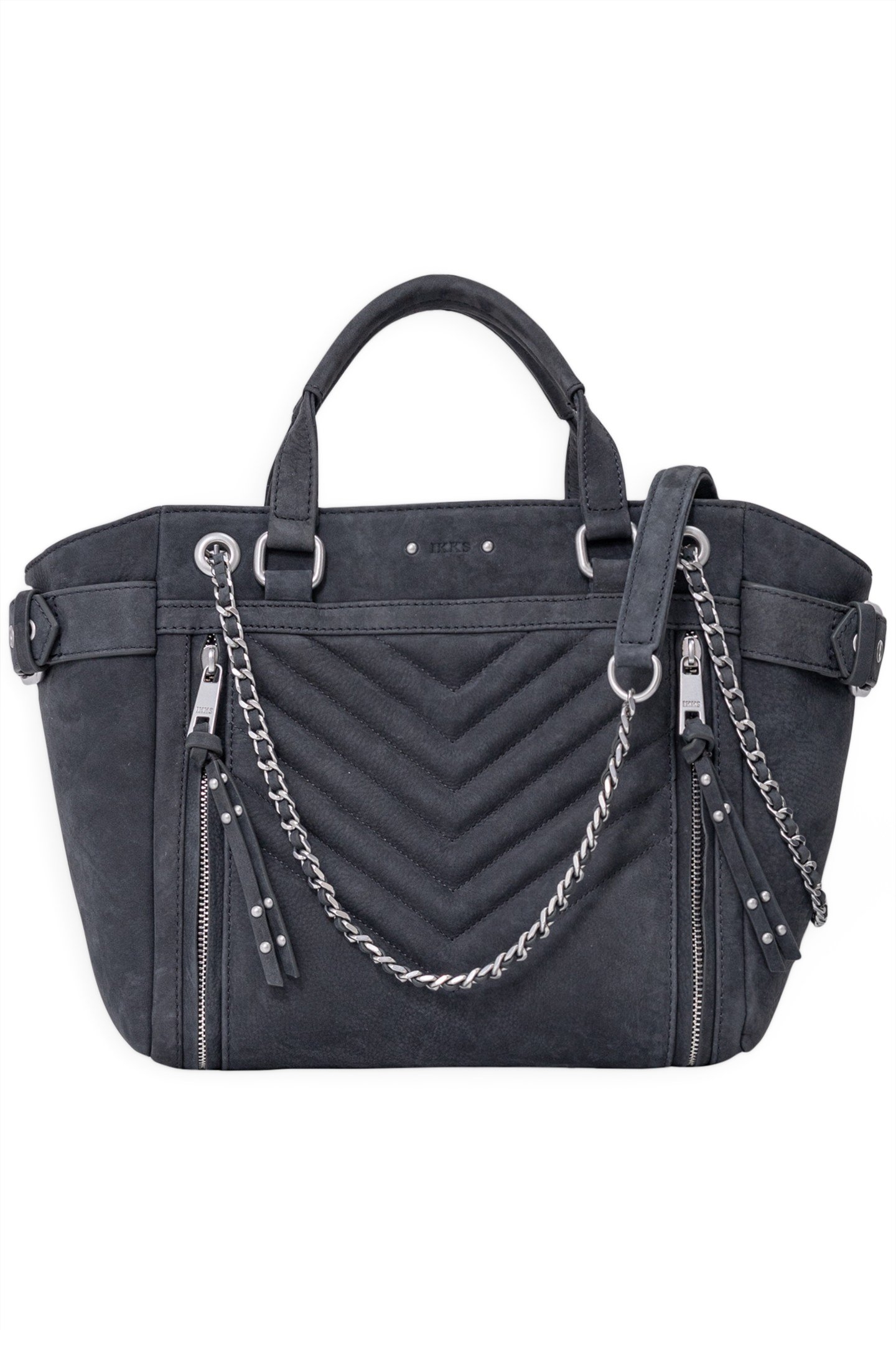 BAG 1440 GREY NUBUCK LEATHER 1