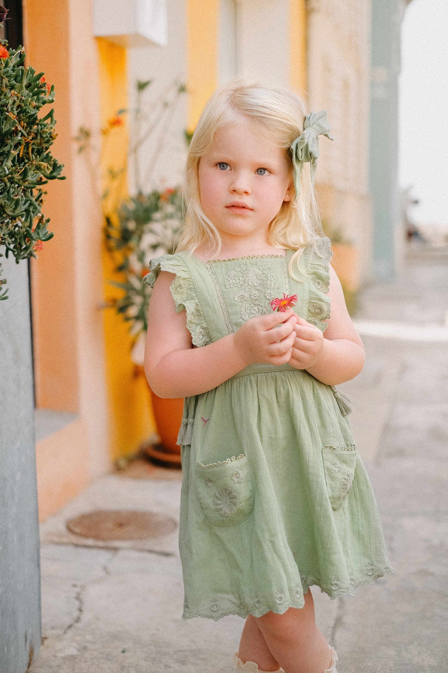 DRESS HUGUETTE OLIVE 4