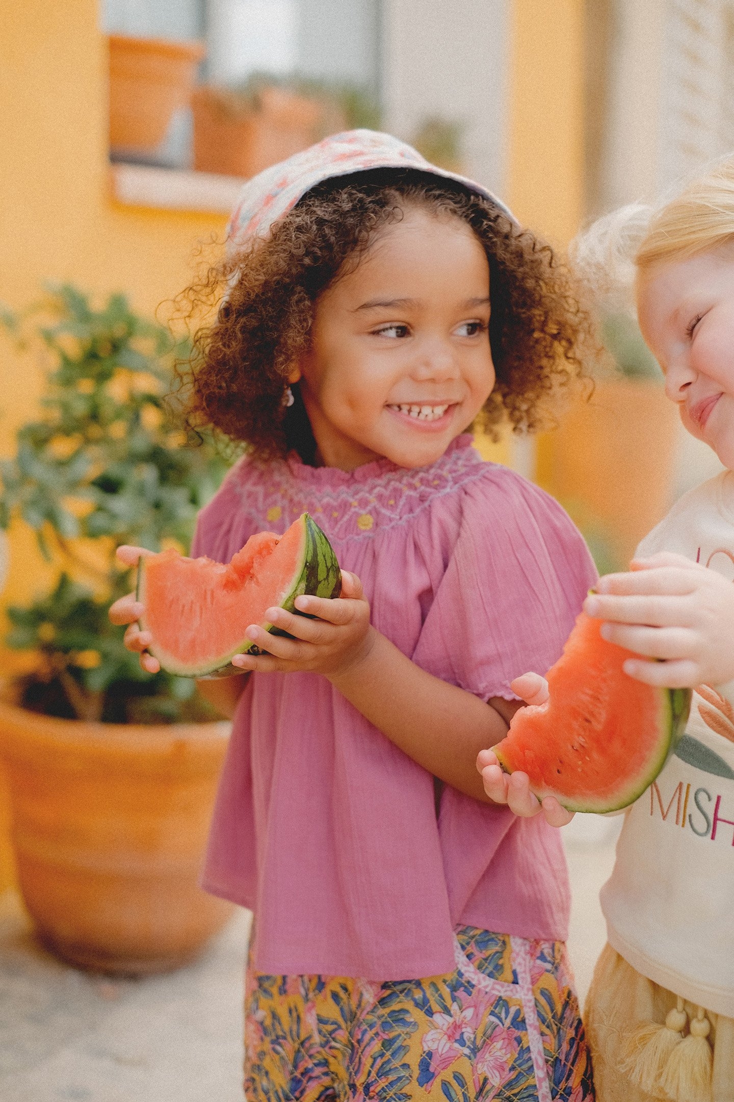 BLOUSE FLORE RASPBERRY 2