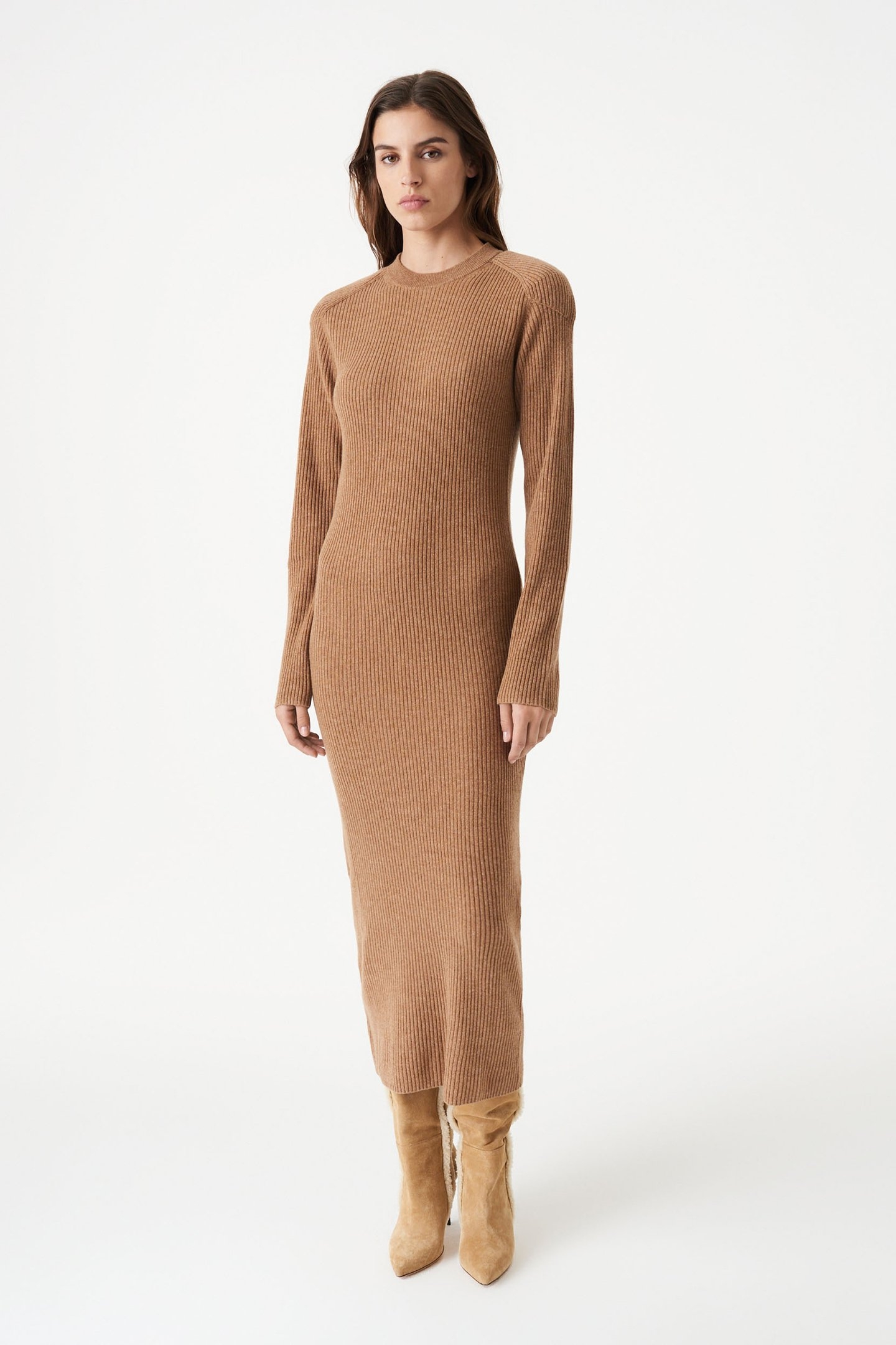 LIETTE DRESS CAMEL 1