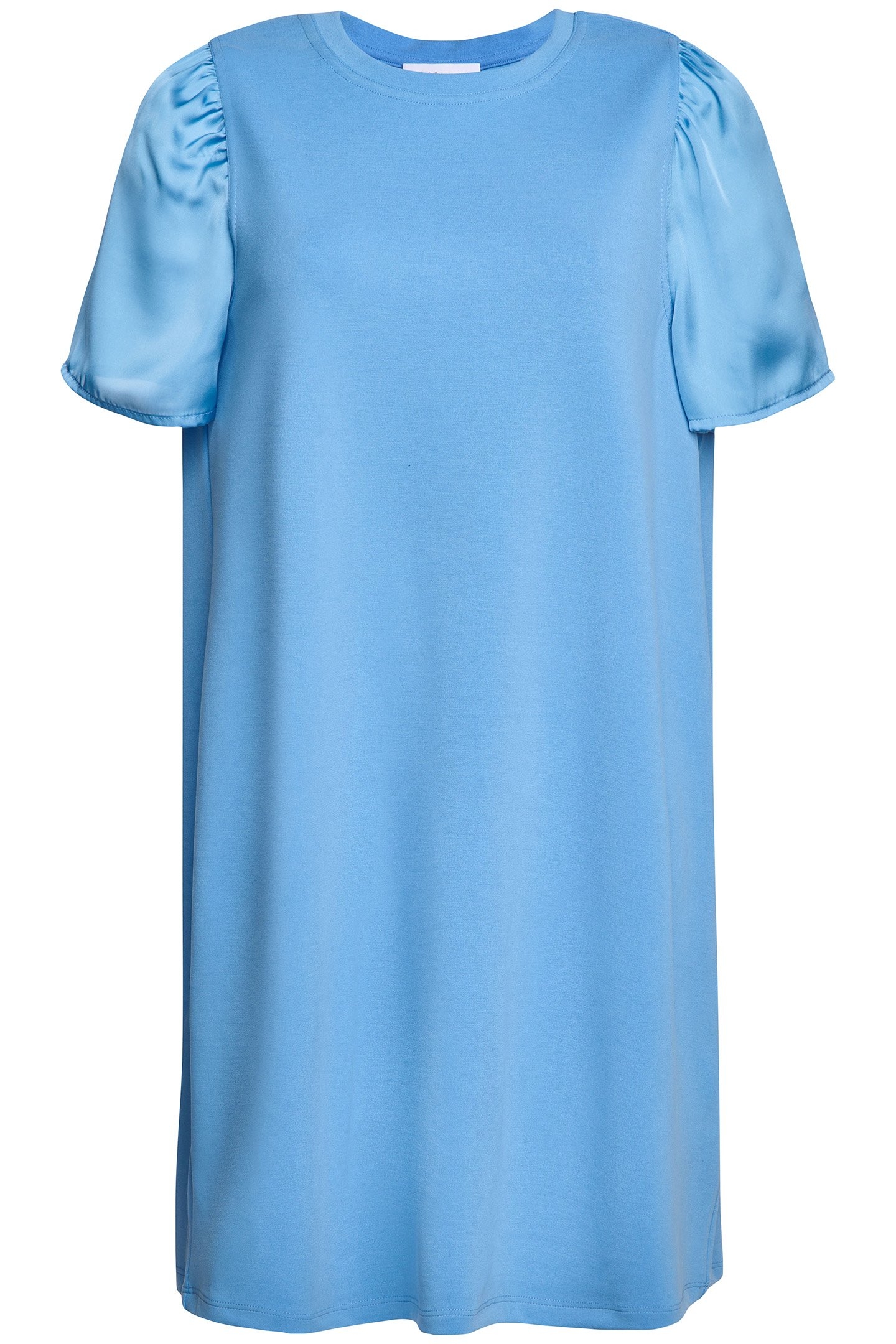 SCUBA DRESS SATIN MAT MIX CRUISE BLUE 4