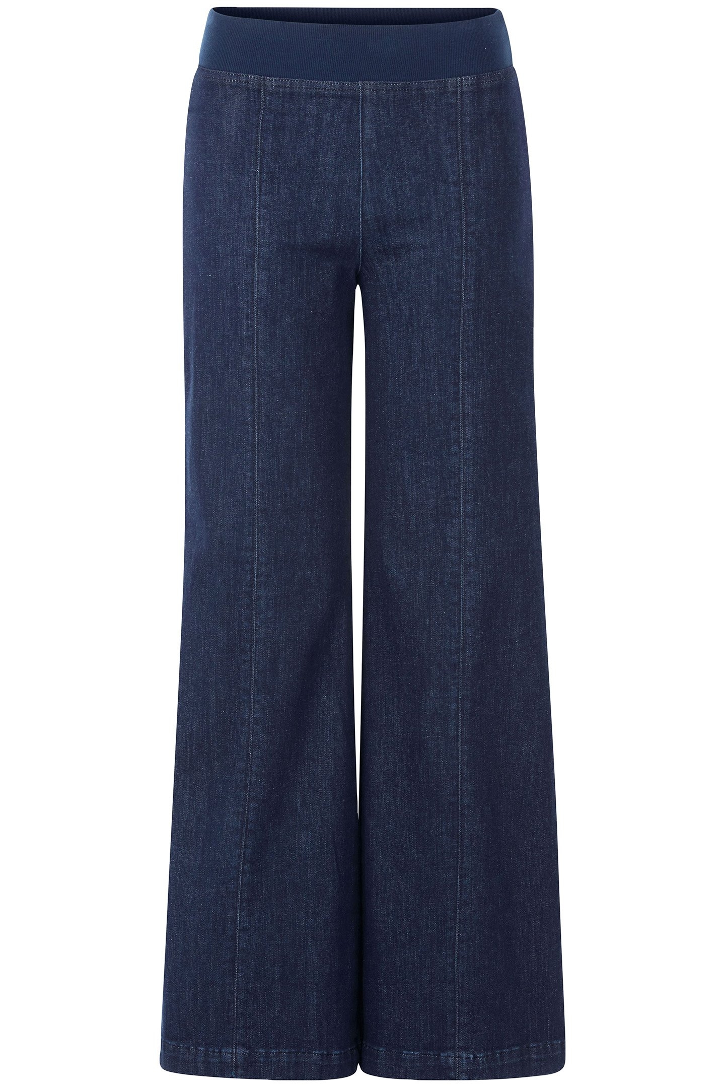 WIDE LEG DENIM PANTS DENIM BLUE 4