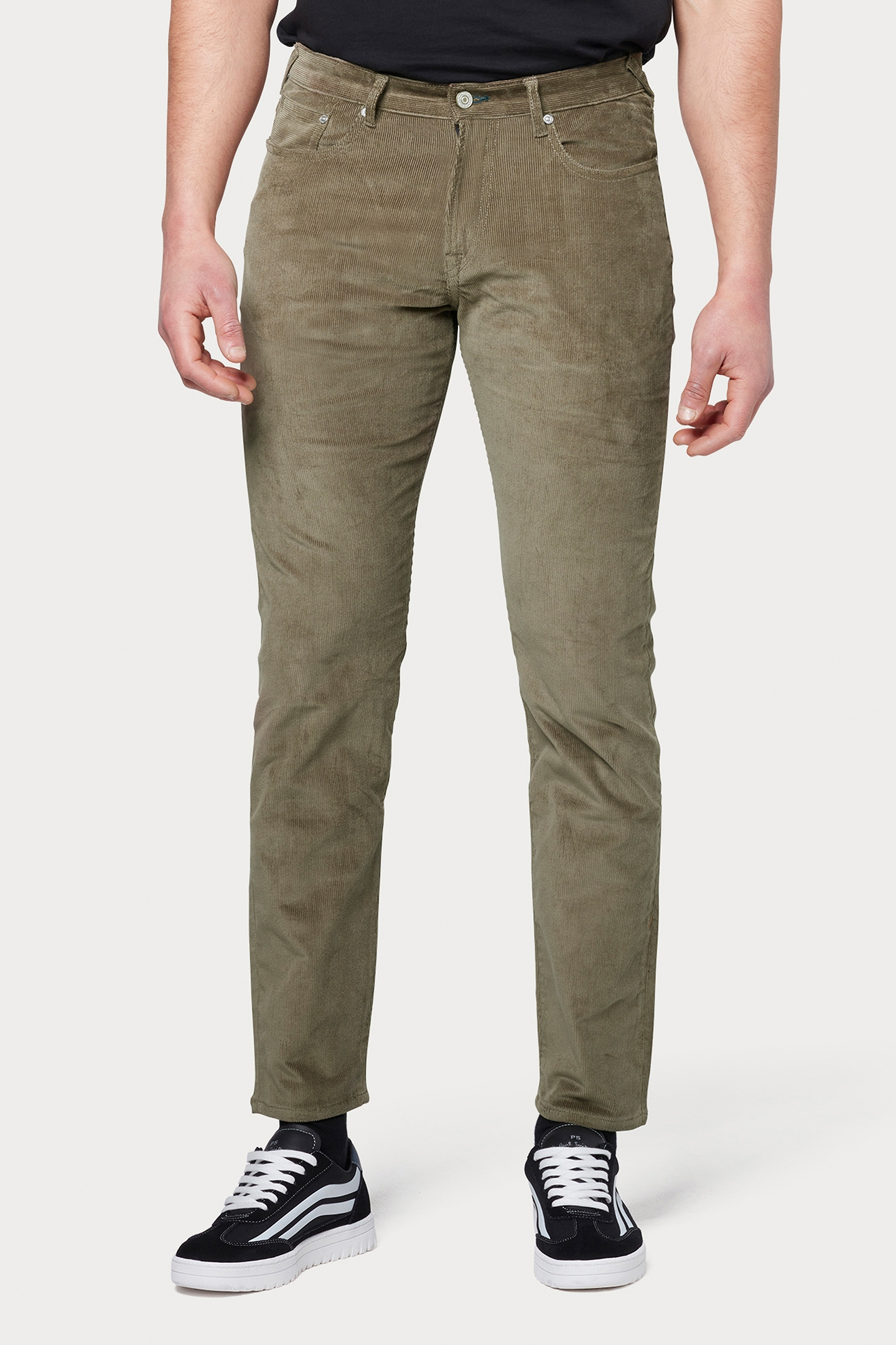TAPERED FIT JEAN GREY BEIGE 1