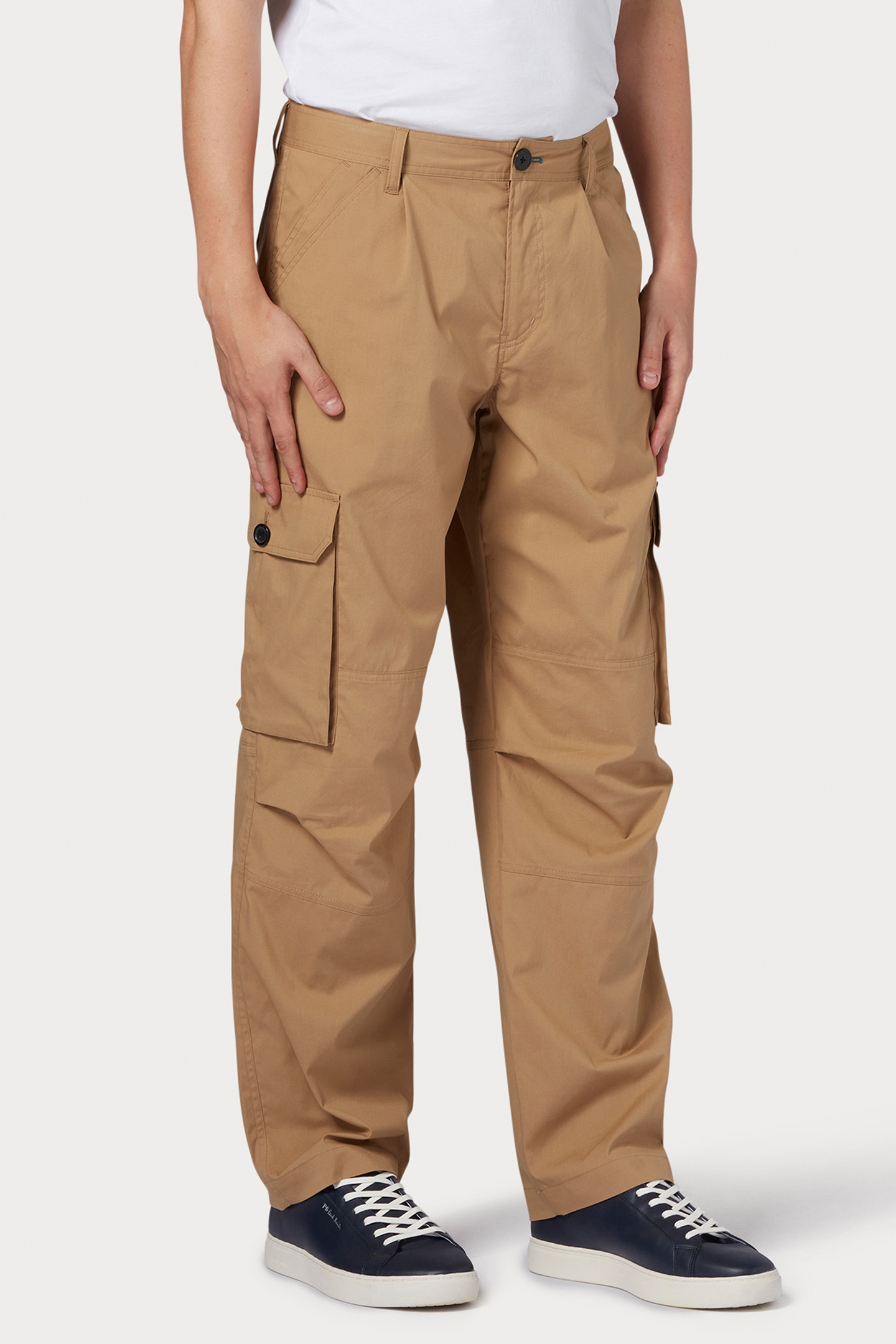 LOOSE FIT CARGO TROUSER KHAKI 1