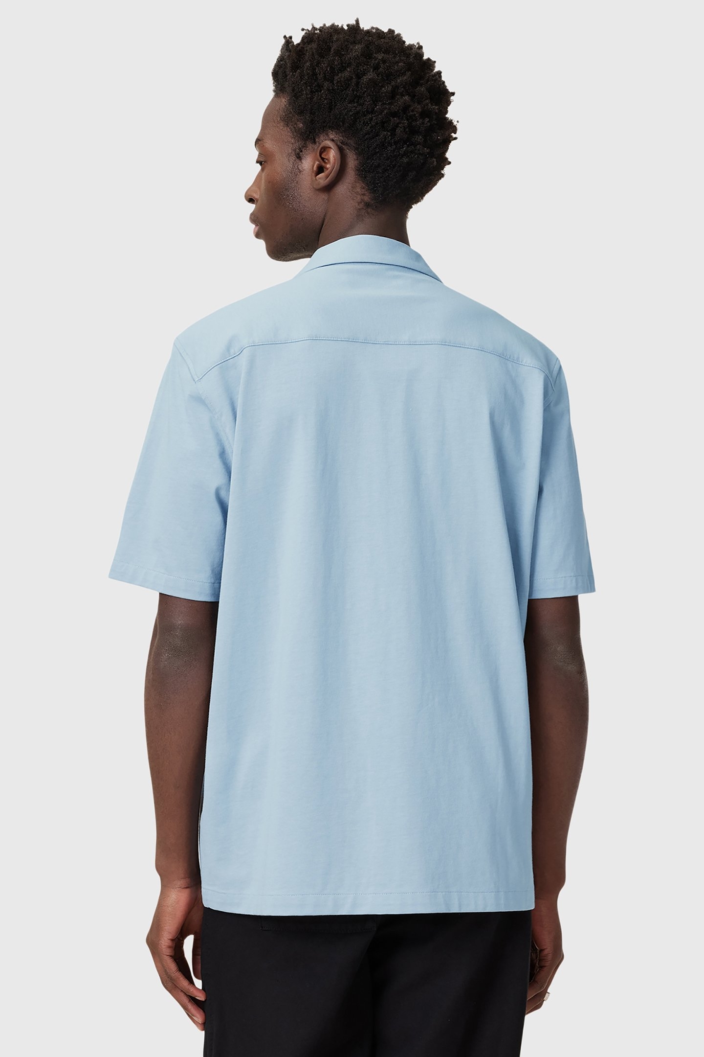HUDSON SS SHIRT STATIC BLUE 2