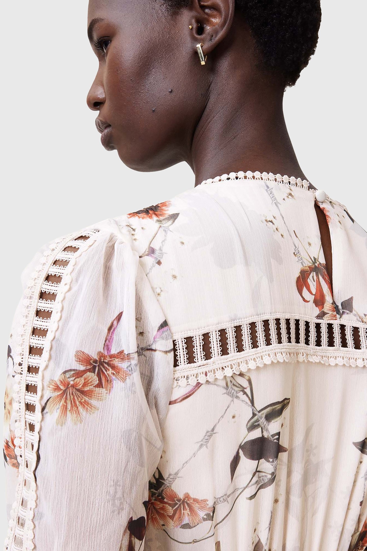 ZORA MIDI DRESS UNITY ECRU WHITE 7