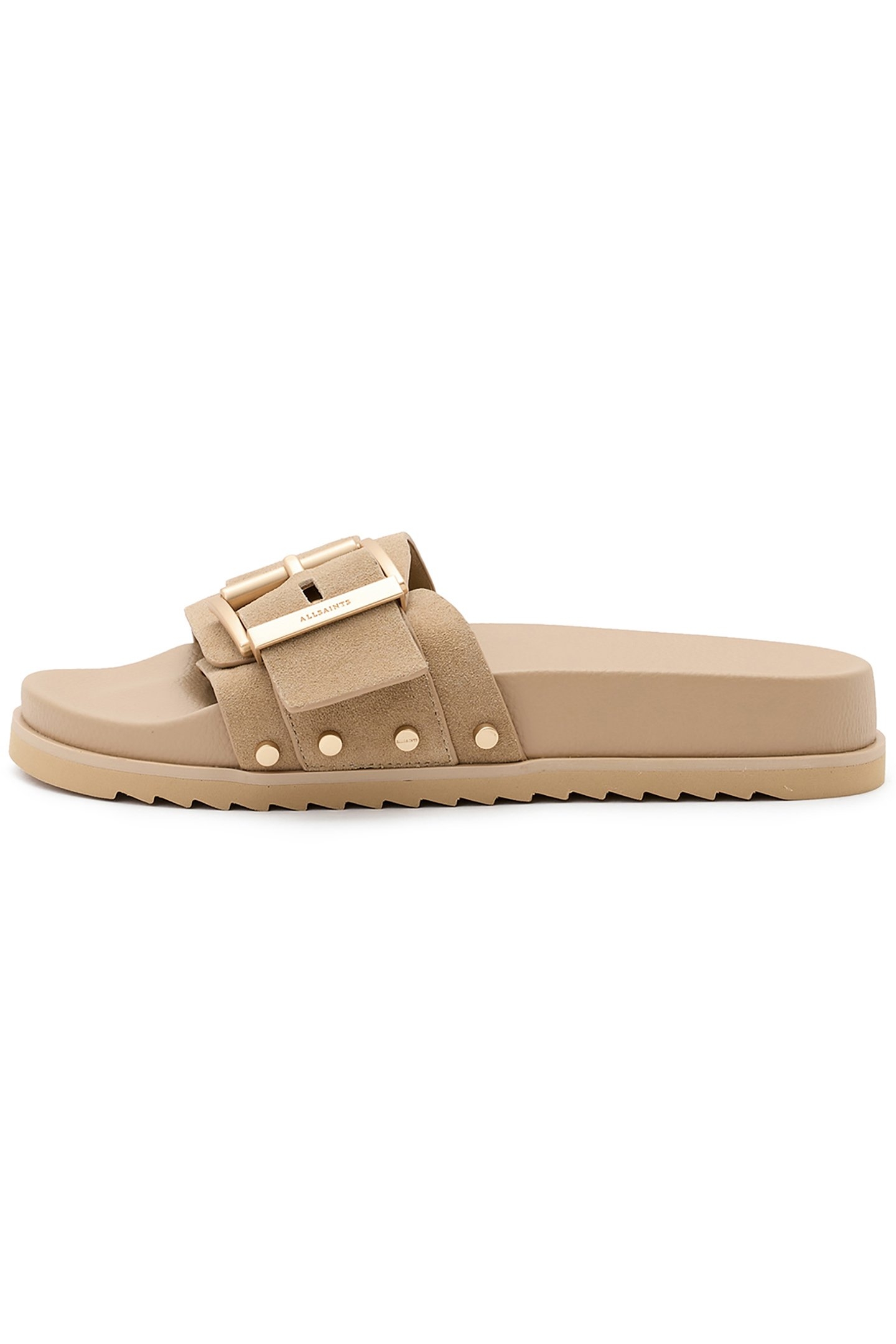 ELLIE STUD SLIDER SAND BROWN 1