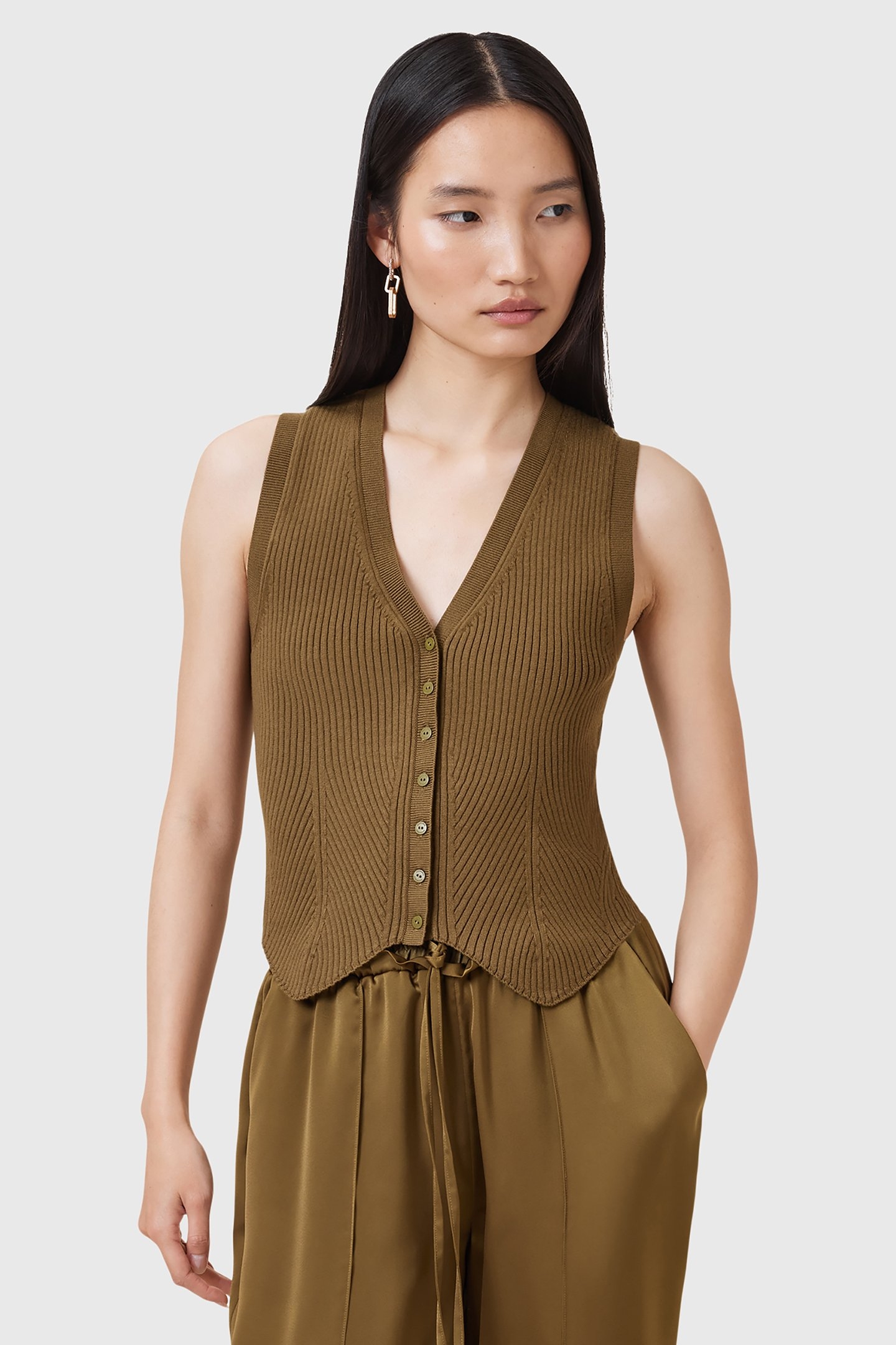 CRUZ WAISTCOAT FIR GREEN 5