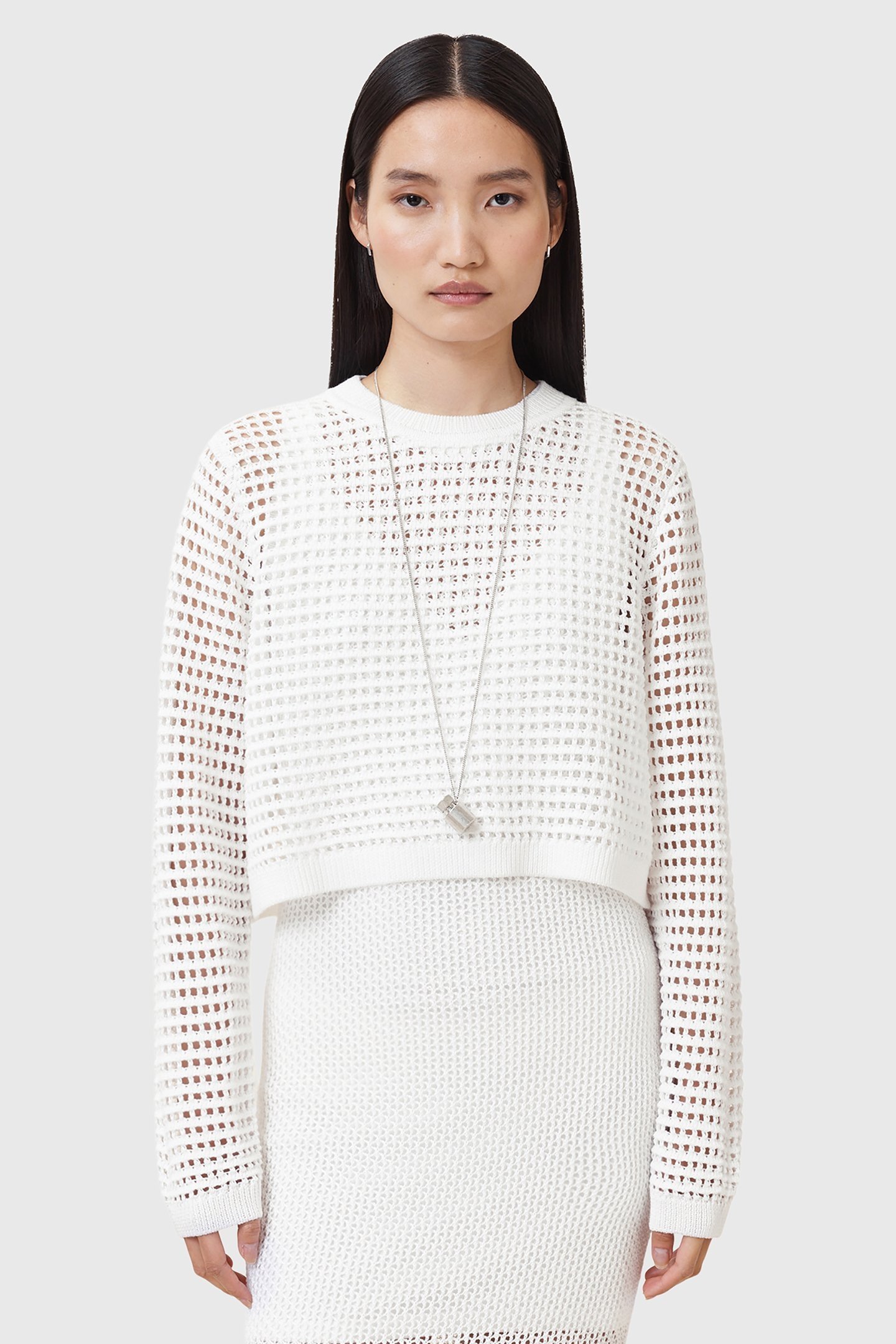 MIRO DRESS CHALK WHITE 6